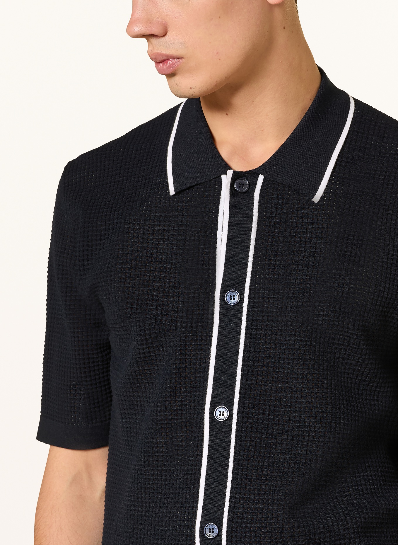 ORLEBAR BROWN Koszula wypoczynkowa RODDY Slim Fit: GRANATOWY