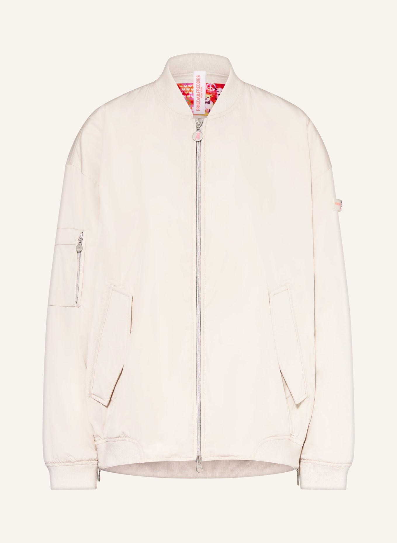 FRIEDA & FREDDIES Oversized-Blouson NURI: HELLBRAUN