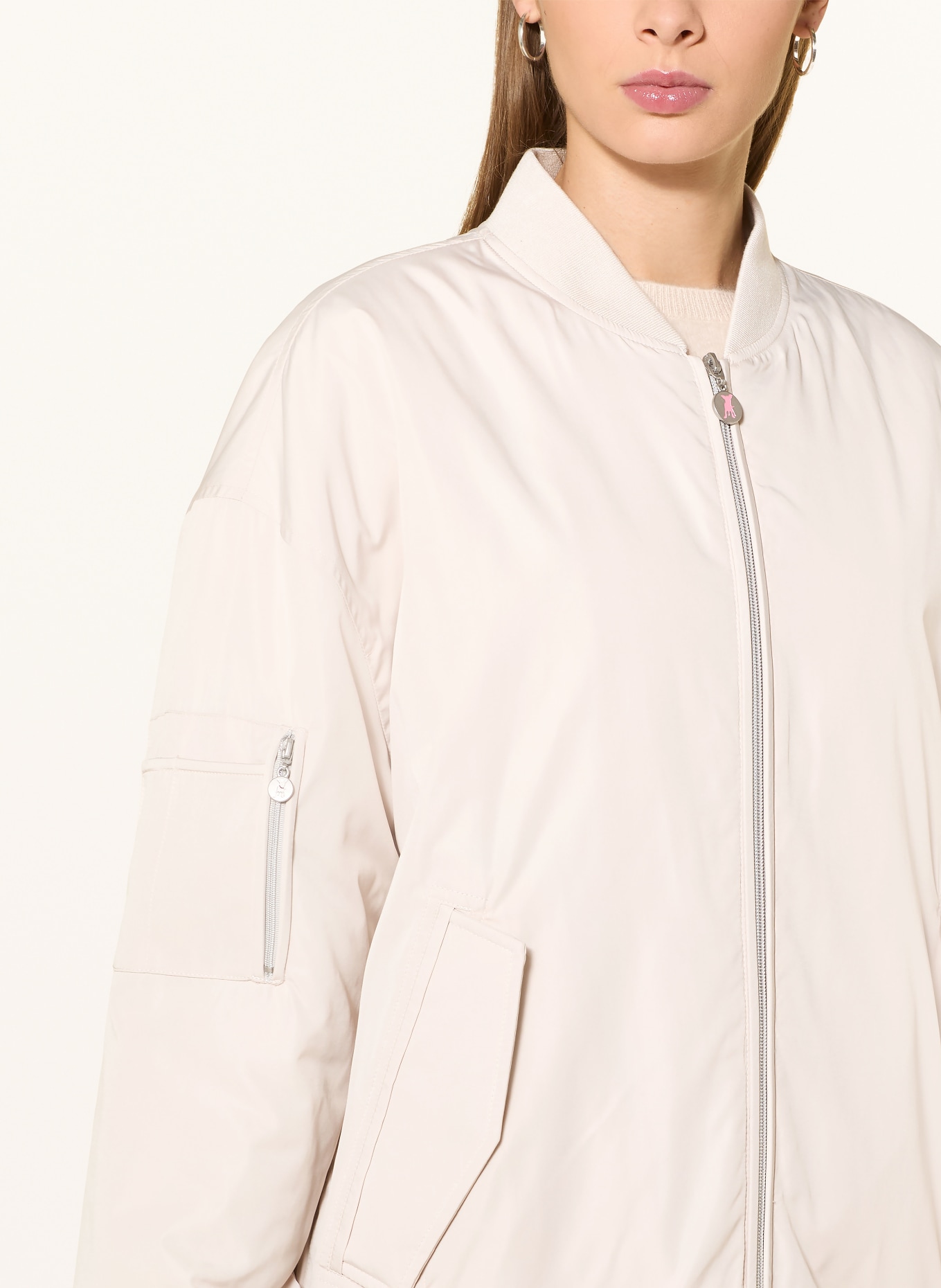 FRIEDA & FREDDIES Oversized-Blouson NURI: HELLBRAUN