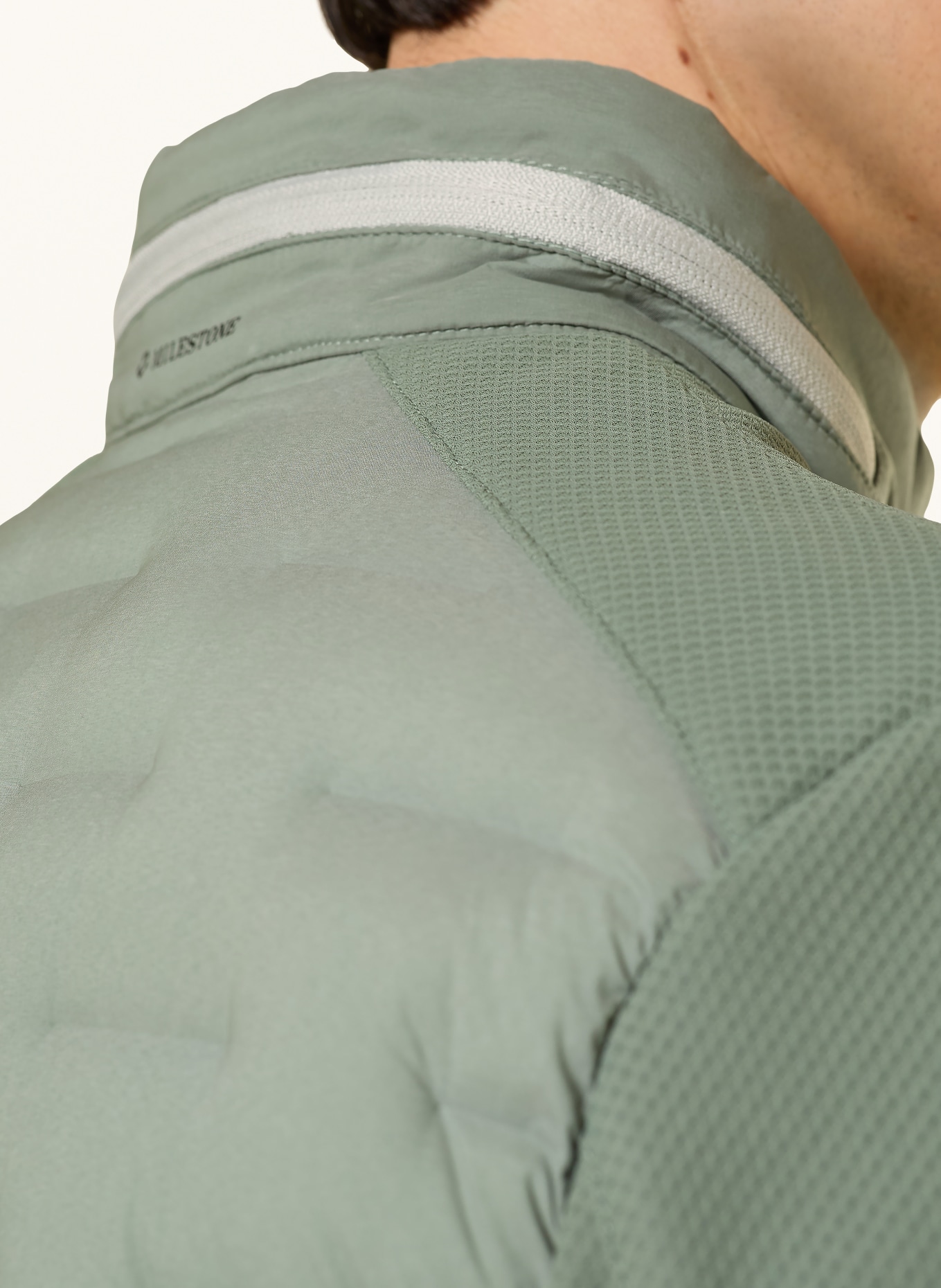 MILESTONE Prošívaná bunda MSNERANO z kombinace materiálů s izolací DUPONT™ SORONA®: SVĚTLE ZELENÁ