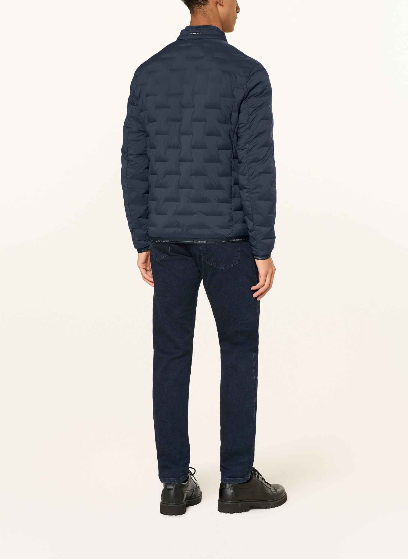 MILESTONE Steppjacke MSHOPPER: DUNKELBLAU