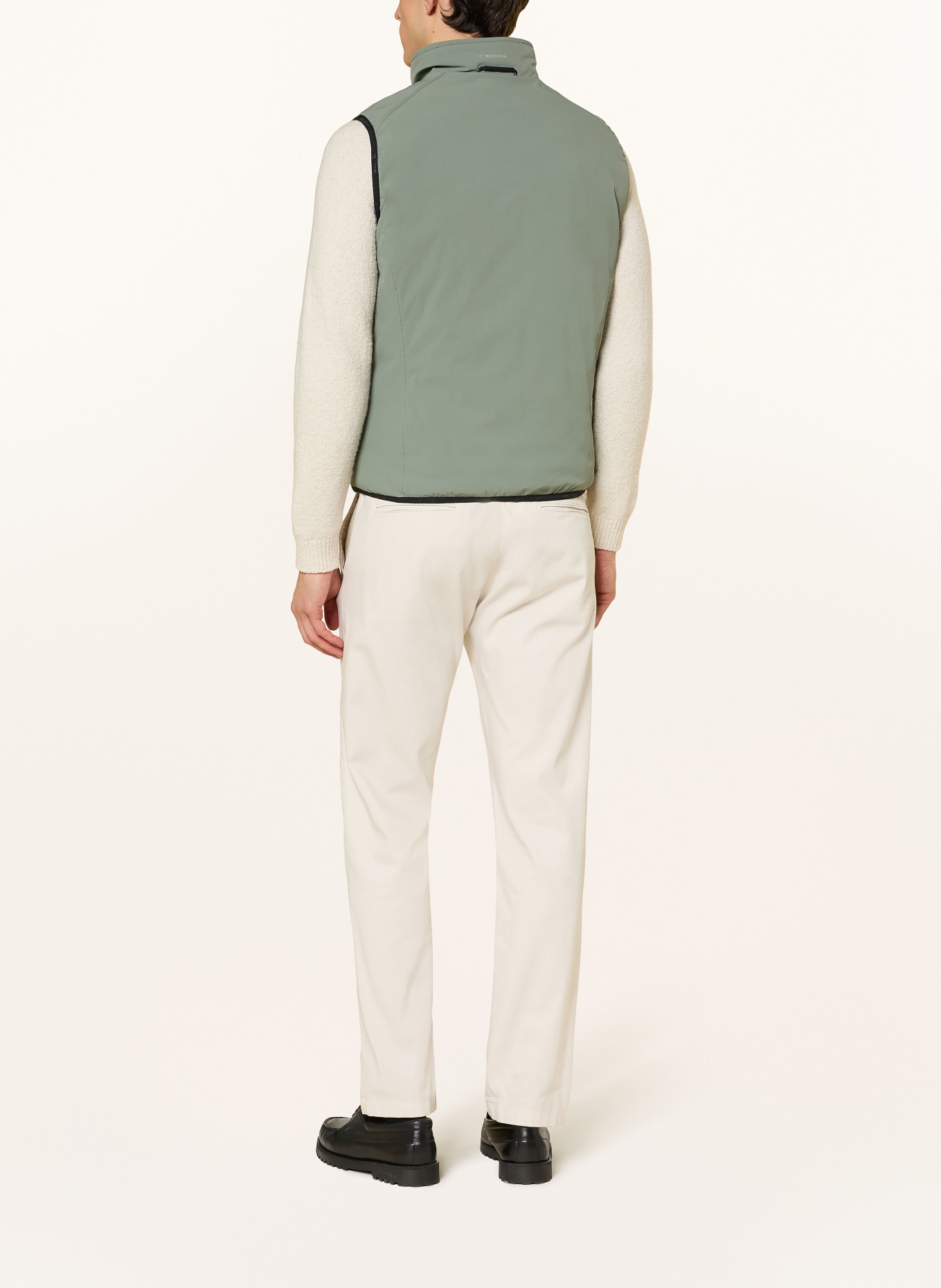 MILESTONE MSSILVANO reversible vest: GREEN