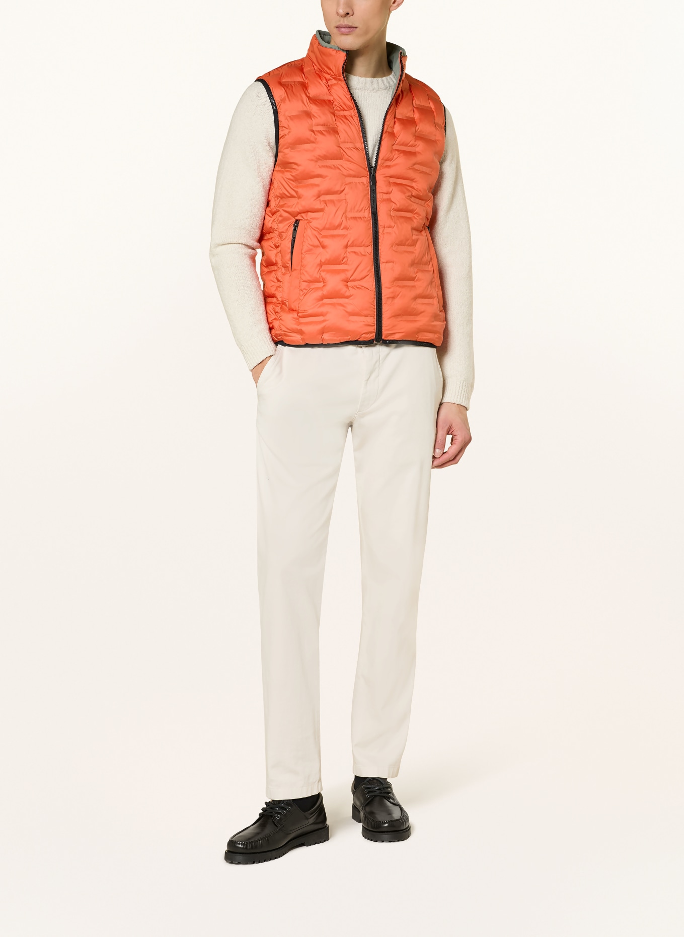 MILESTONE MSSILVANO reversible vest: GREEN