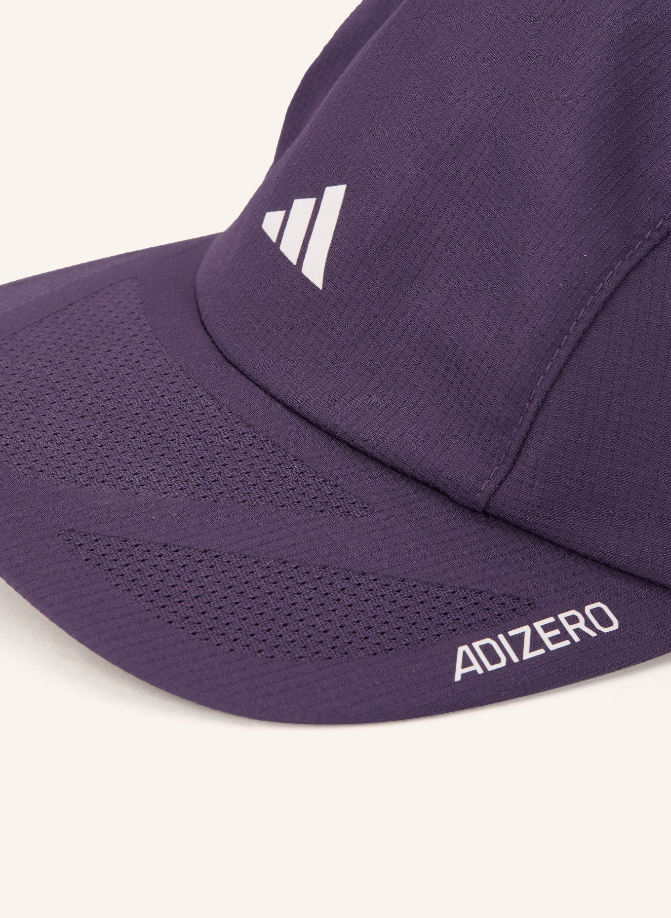 adidas Cap RUNNINGXADIZERO LIGHTWEIGHT CLIMACOOL: DARK PURPLE / WHITE
