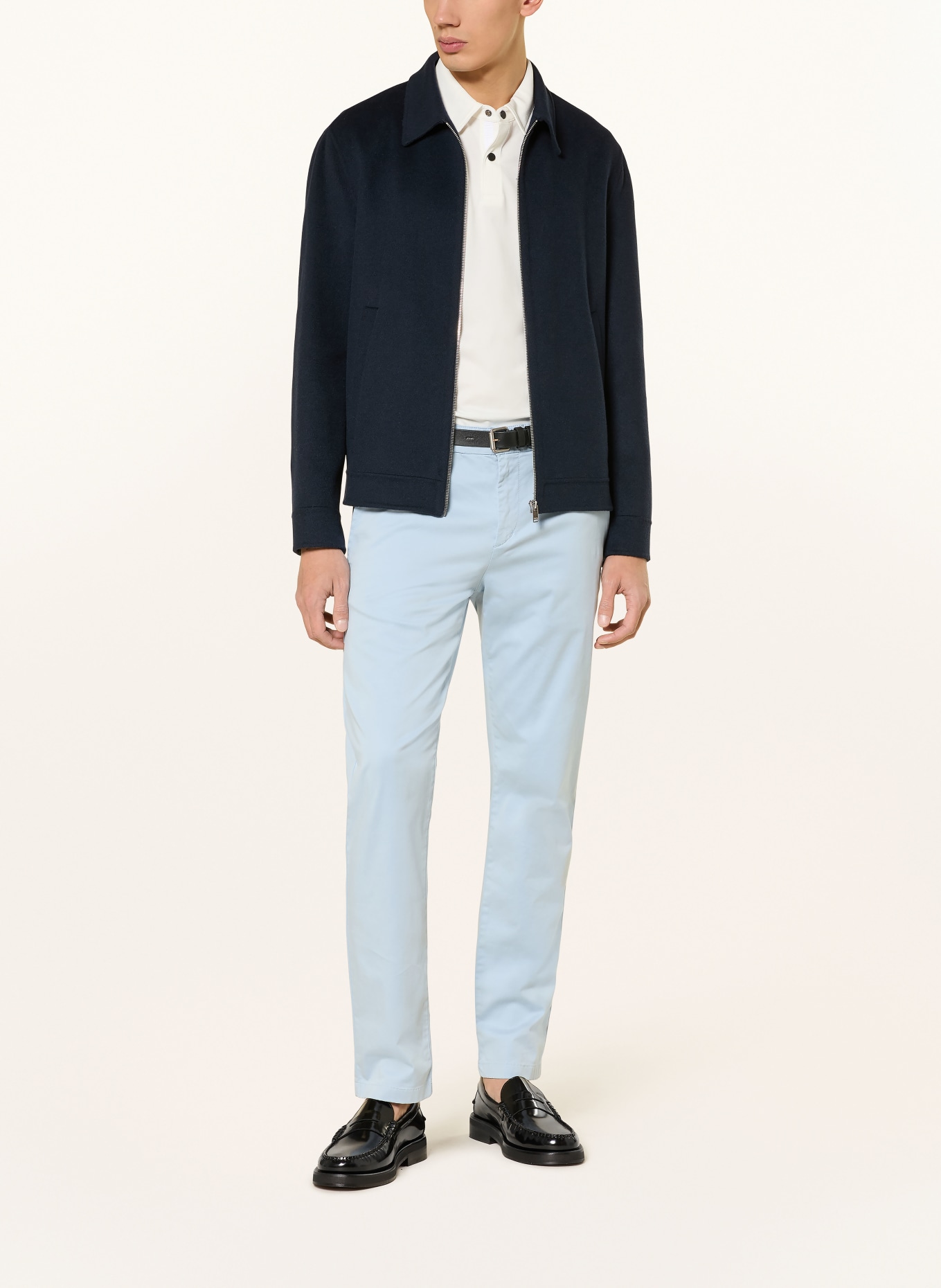 BOGNER Chino RILEY Prime Fit: HELLBLAU