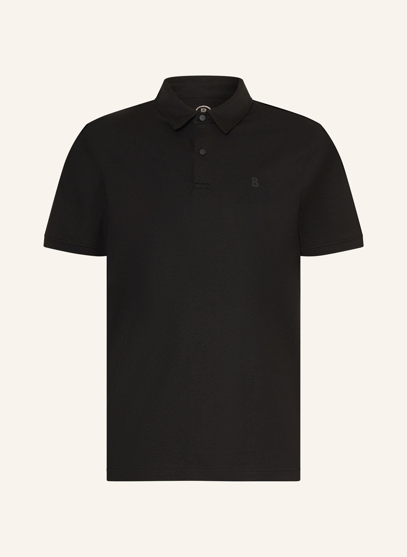 BOGNER Piqué-Poloshirt TIMO Regular Fit: SCHWARZ
