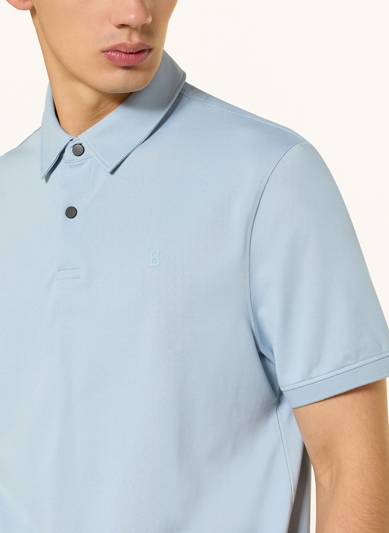 BOGNER Piqué-Poloshirt TIMO Regular Fit: HELLBLAU