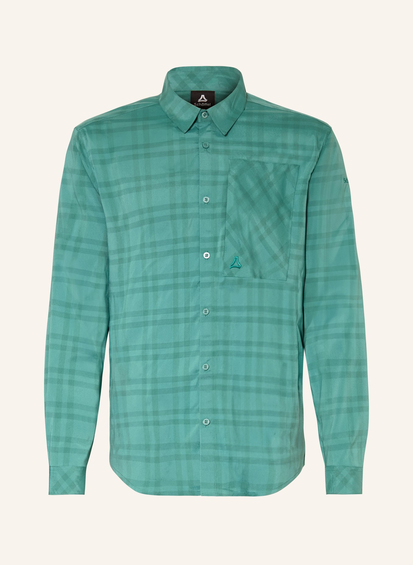 Schöffel Outdoor-Hemd FRARIS: GRÜN / DUNKELGRÜN