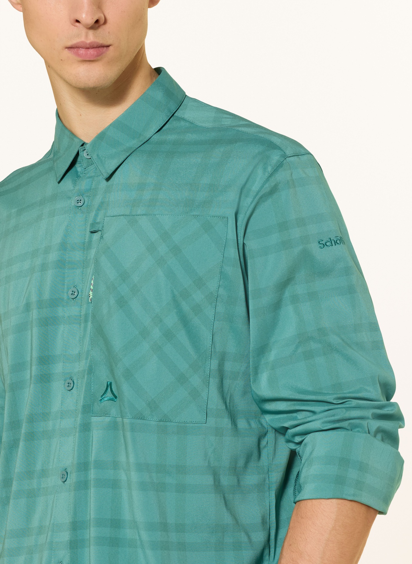 Schöffel Outdoor-Hemd FRARIS: GRÜN / DUNKELGRÜN