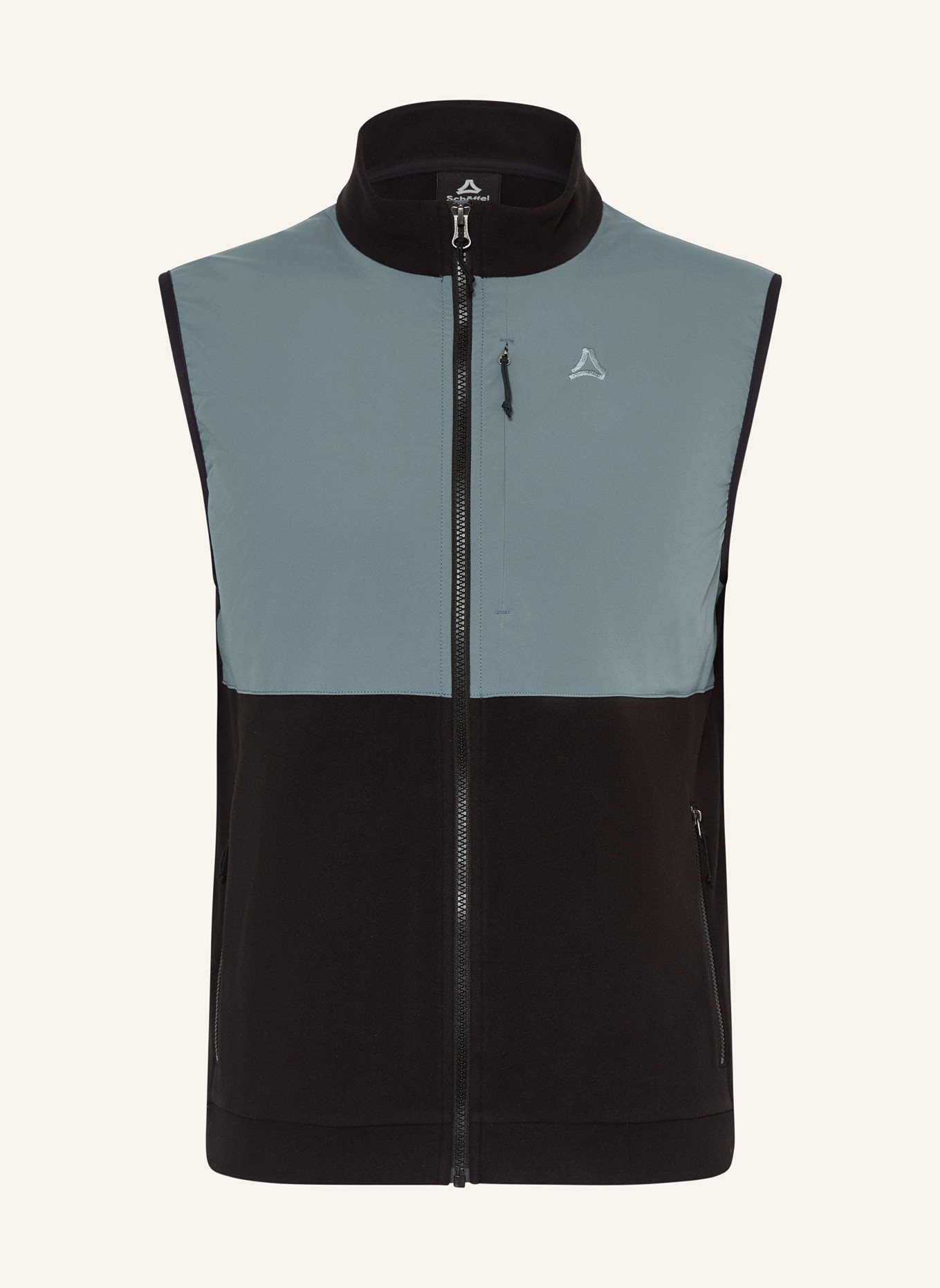 Schöffel Hybrid-Weste ASH: SCHWARZ / TÜRKIS