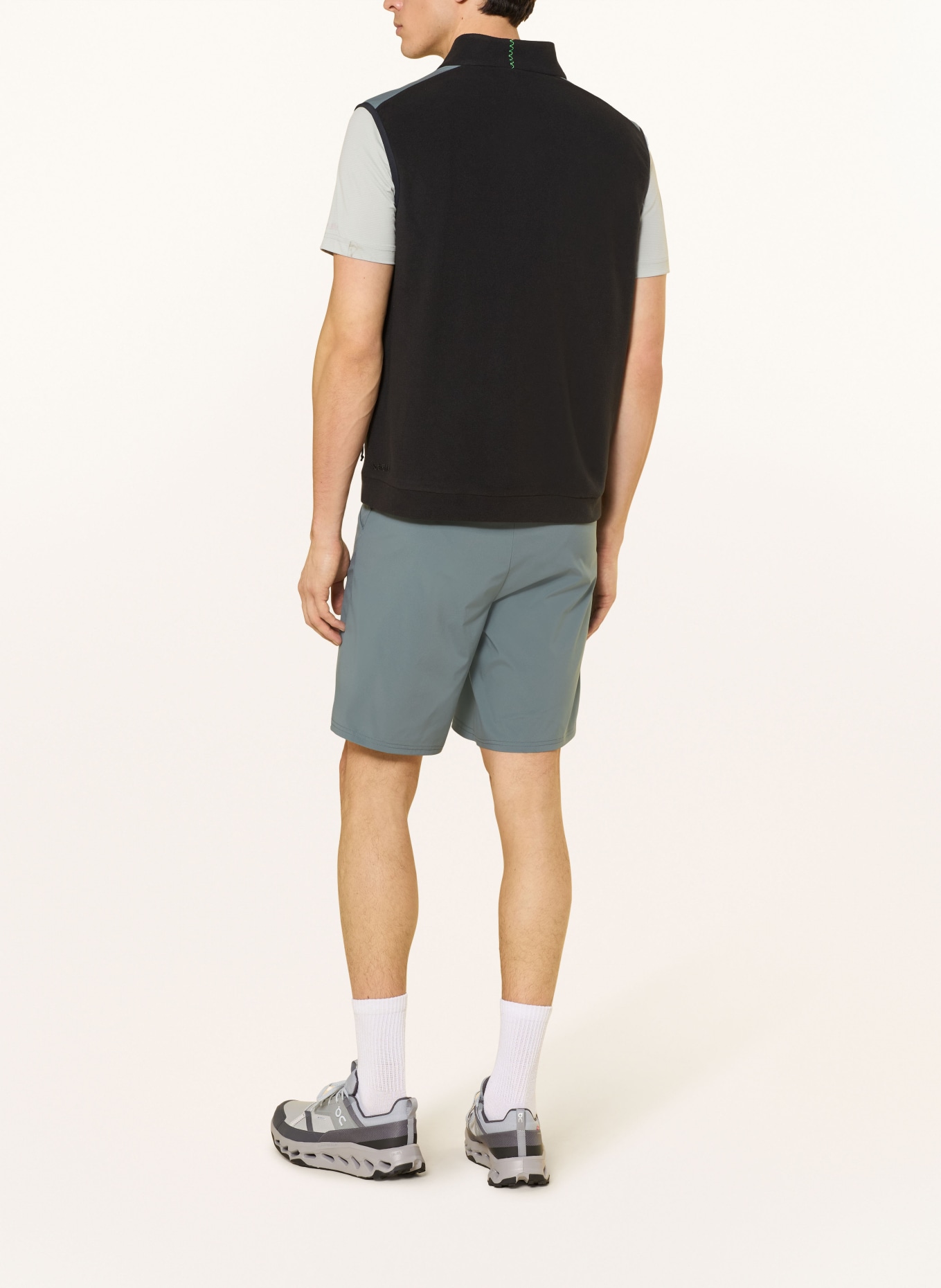 Schöffel Hybrid-Weste ASH: SCHWARZ / TÜRKIS