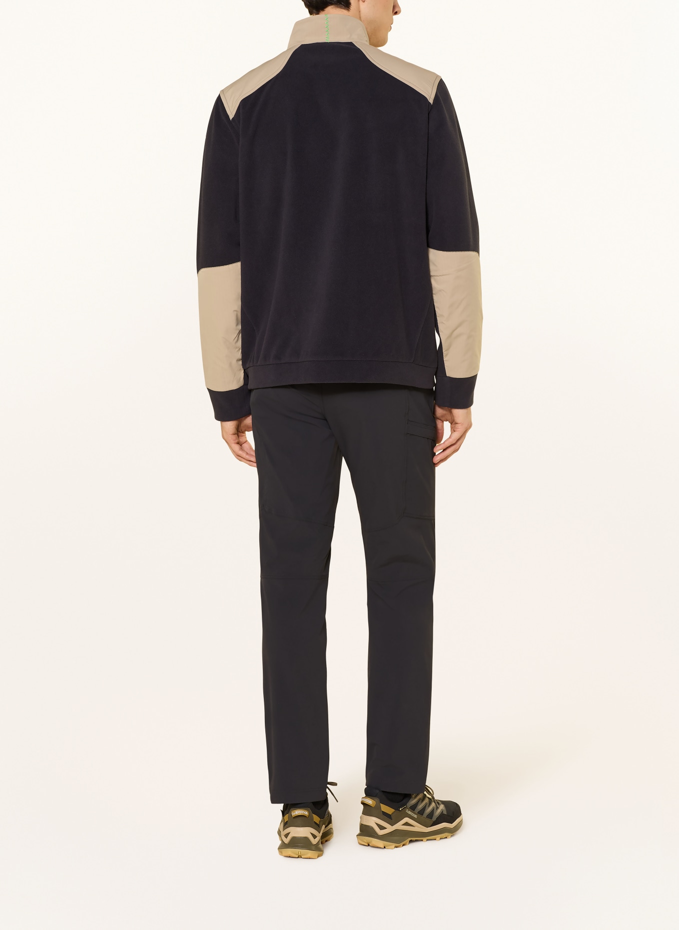 Schöffel Veste polaire hybride MAGHERA: BLEU FONCÉ / BEIGE