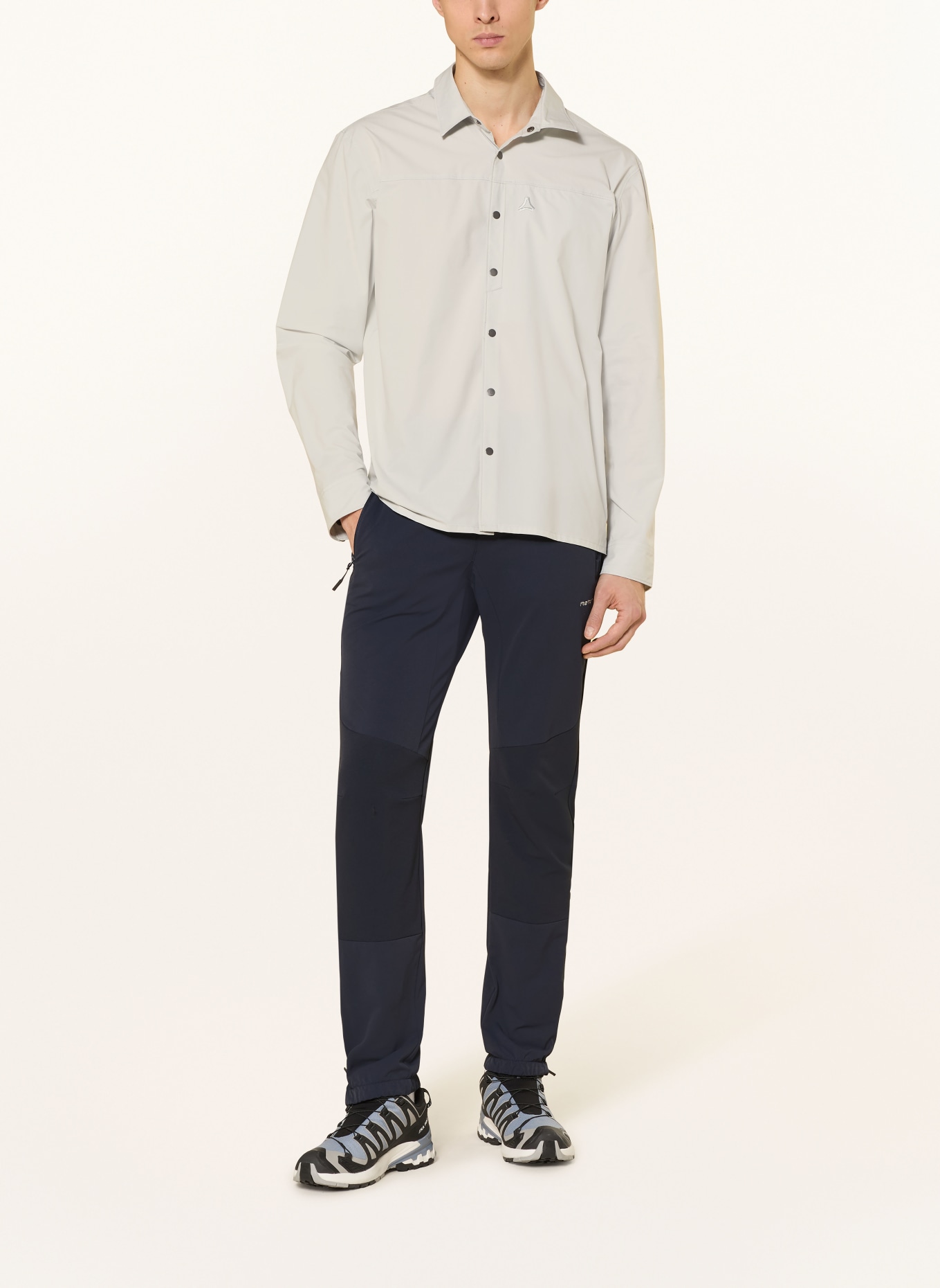 Schöffel Outdoor-Hemd MAGHERA: HELLGRAU