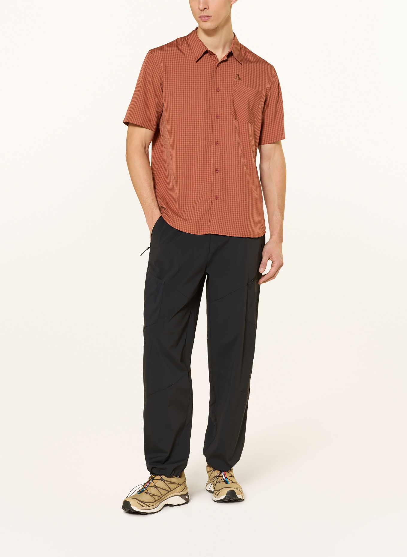 Schöffel Outdoor-Hemd DALFOSS: DUNKELORANGE / ORANGE