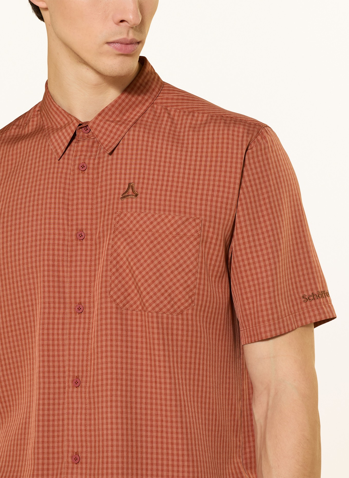 Schöffel Outdoor-Hemd DALFOSS: DUNKELORANGE / ORANGE