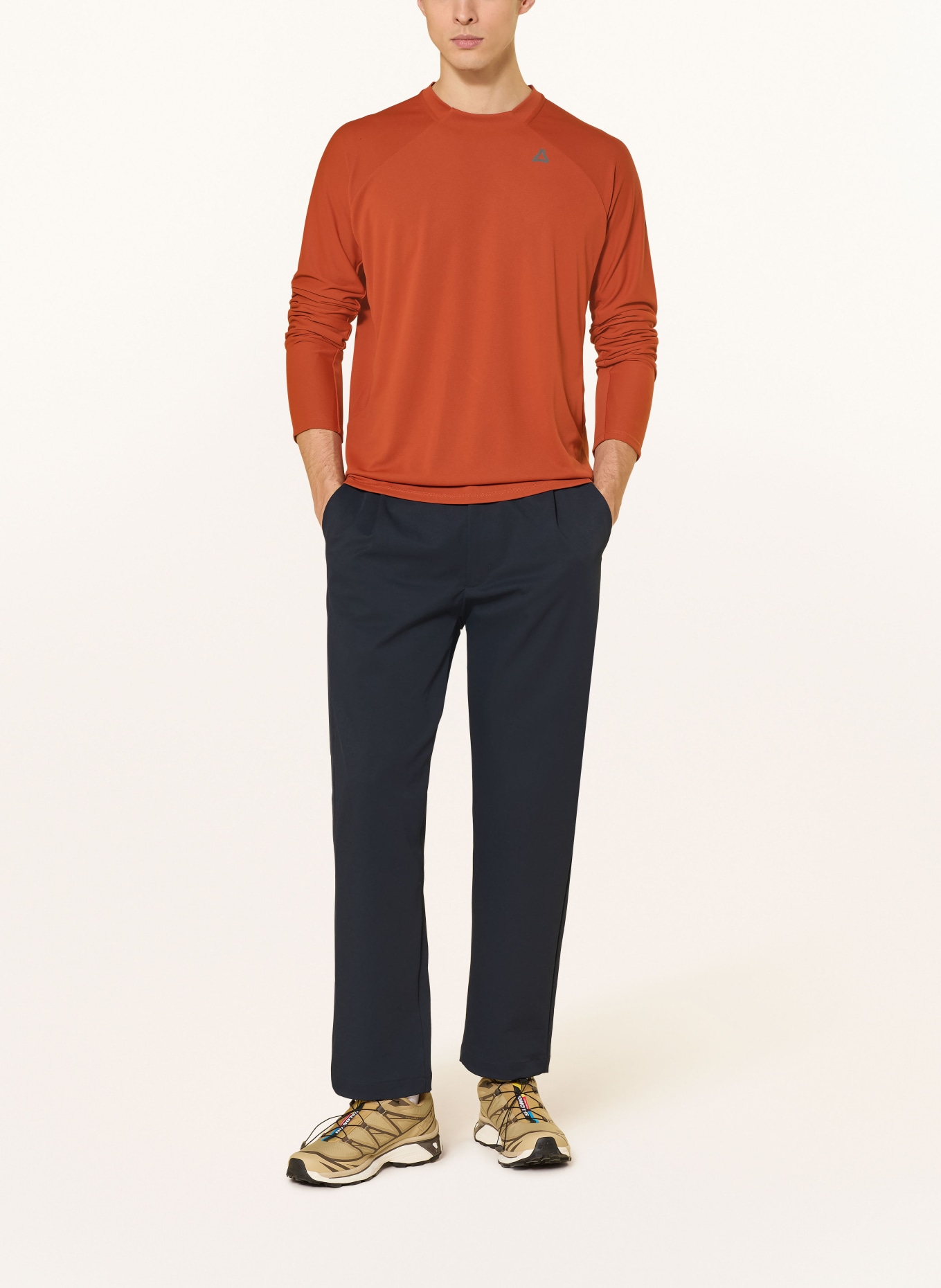 Schöffel Longsleeve ENIXA: DUNKELORANGE