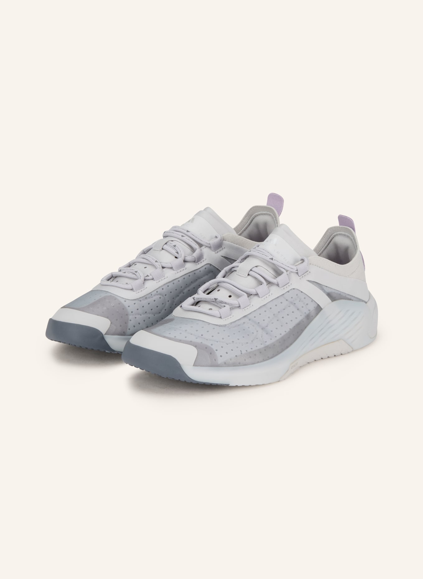 adidas by Stella McCartney Fitnessschuhe ADIDAS BY STELLA MCCARTNEY DROPSET 4: GRAU / HELLLILA