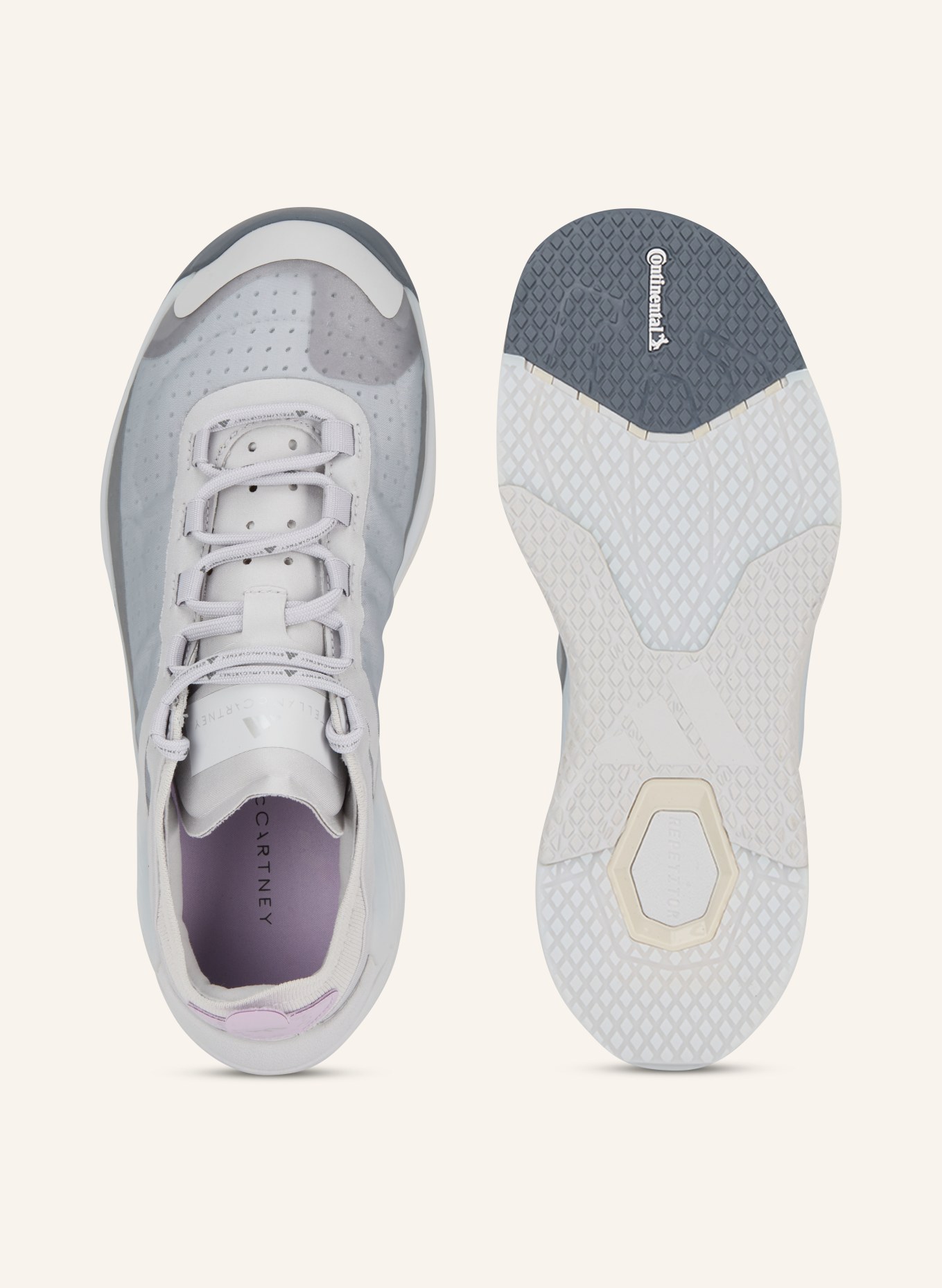 adidas by Stella McCartney Fitnessschuhe ADIDAS BY STELLA MCCARTNEY DROPSET 4: GRAU / HELLLILA