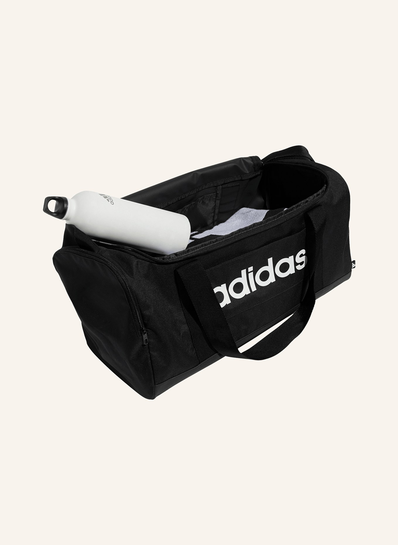 adidas Sporttasche LINEAR DUFFELBAG S: SCHWARZ / WEISS