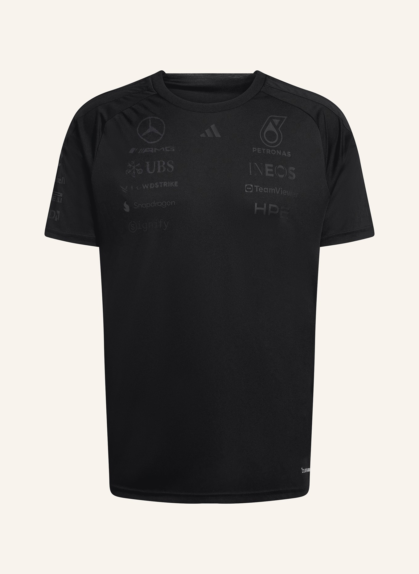 adidas T-Shirt MERCEDES - AMG PETRONAS FORMULA ONE TEAM: SCHWARZ
