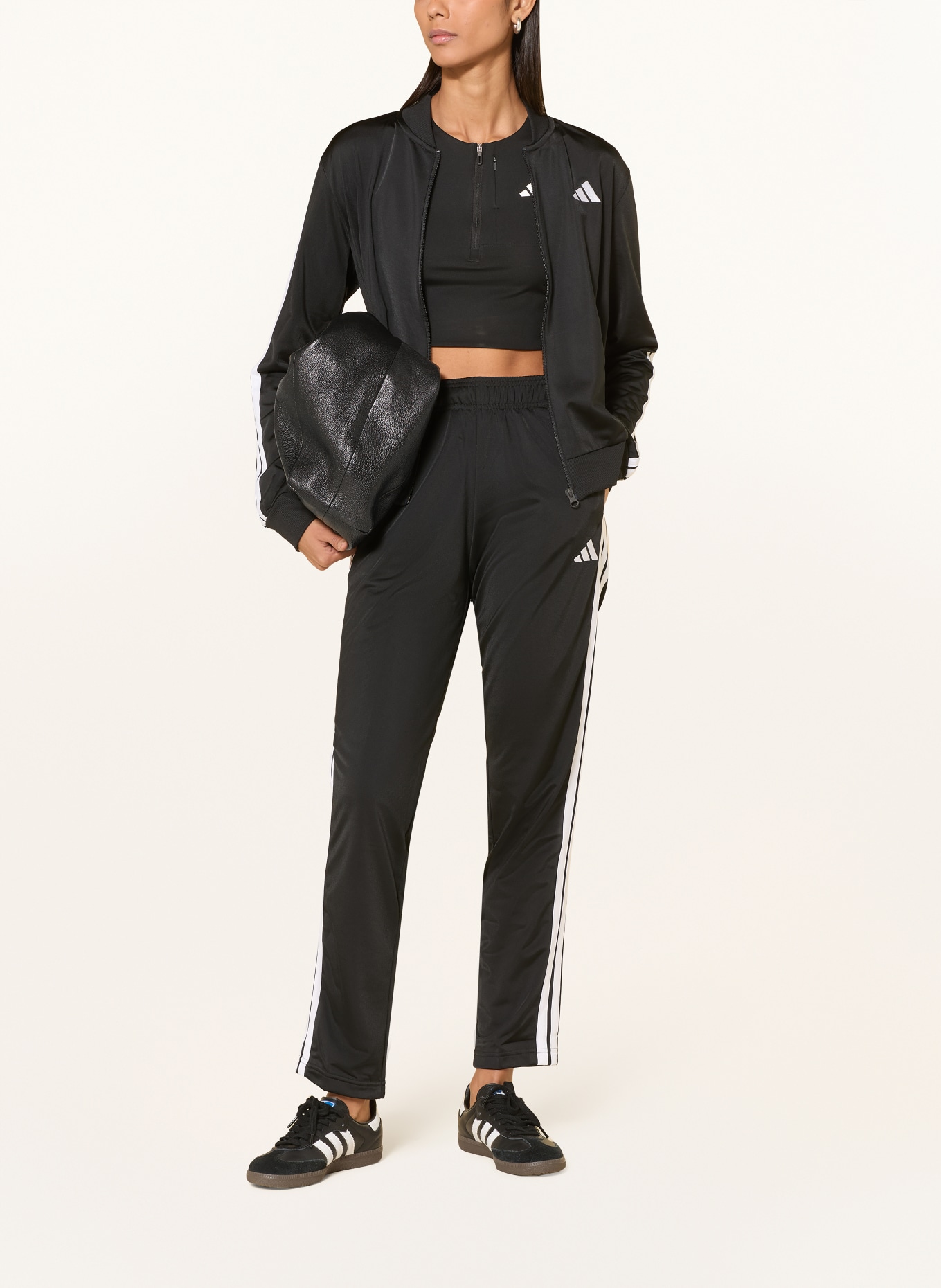 adidas DAYREADY tracksuit: BLACK / WHITE