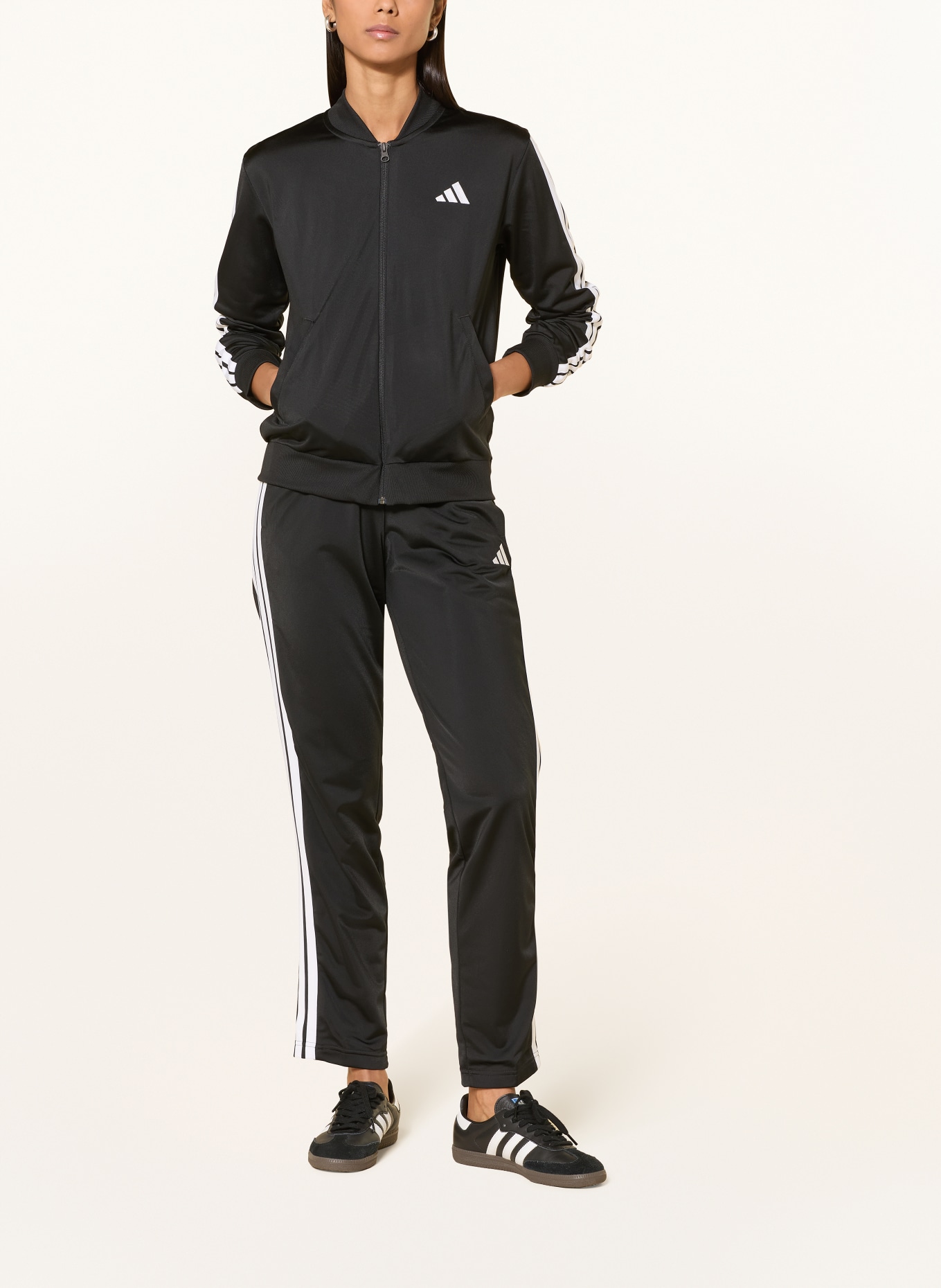adidas DAYREADY tracksuit: BLACK / WHITE