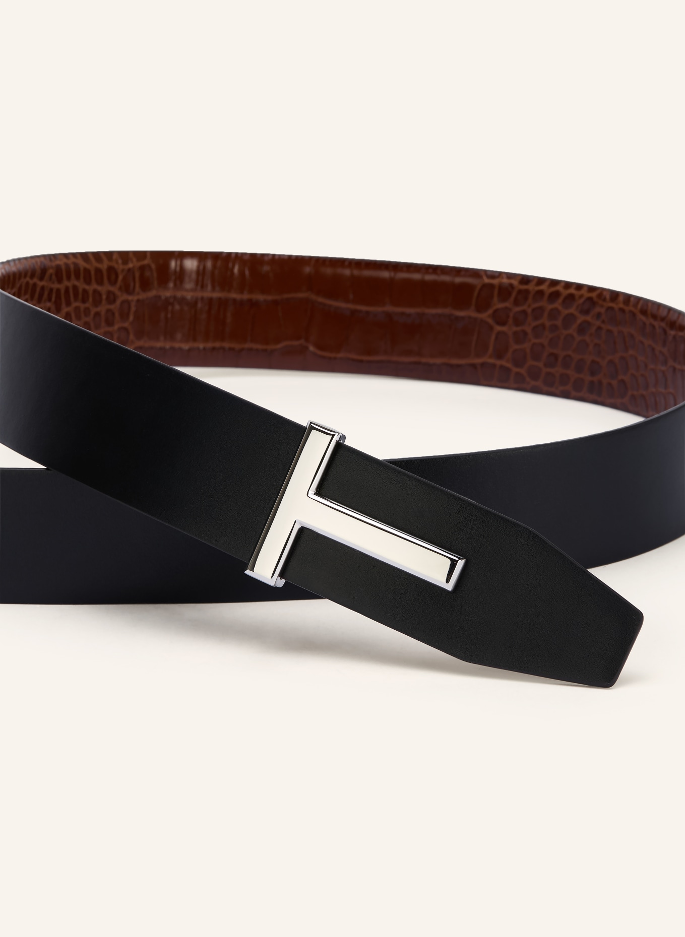 TOM FORD Ledergürtel: BRAUN