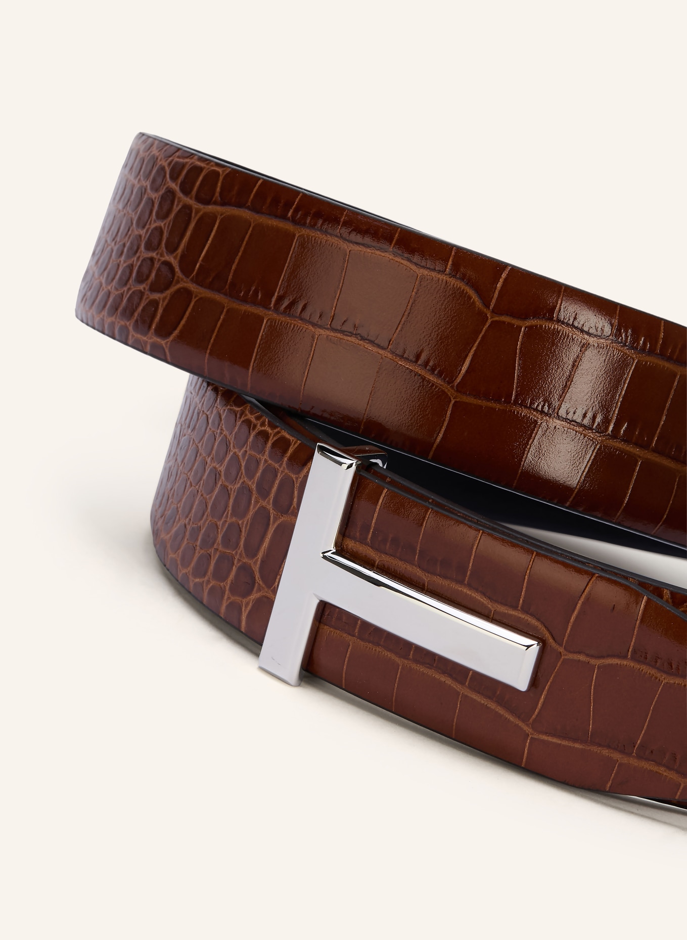 TOM FORD Ledergürtel: BRAUN