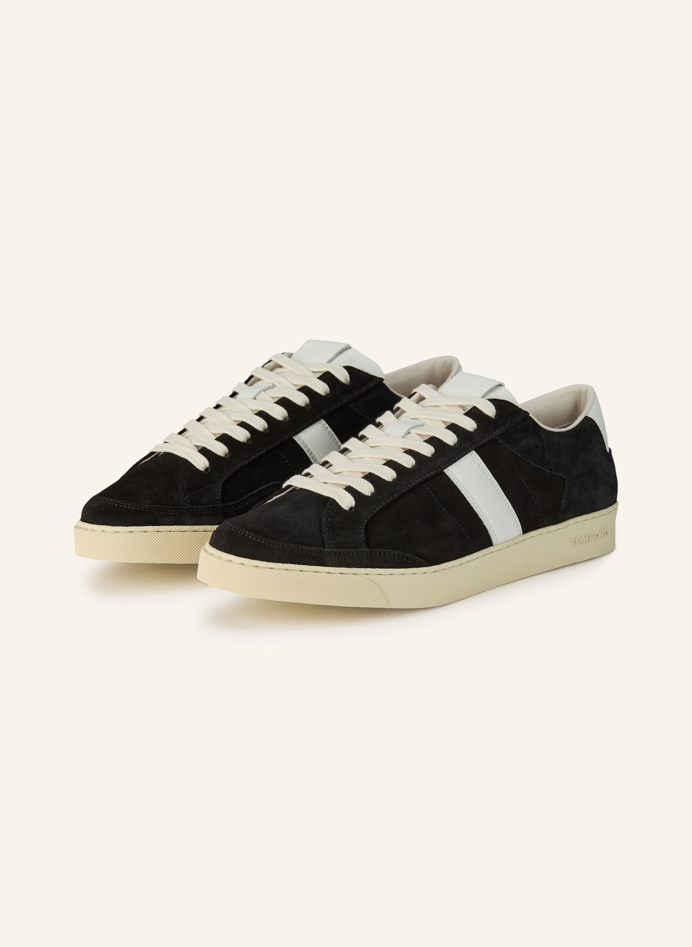 TOM FORD Sneaker: SCHWARZ / WEISS
