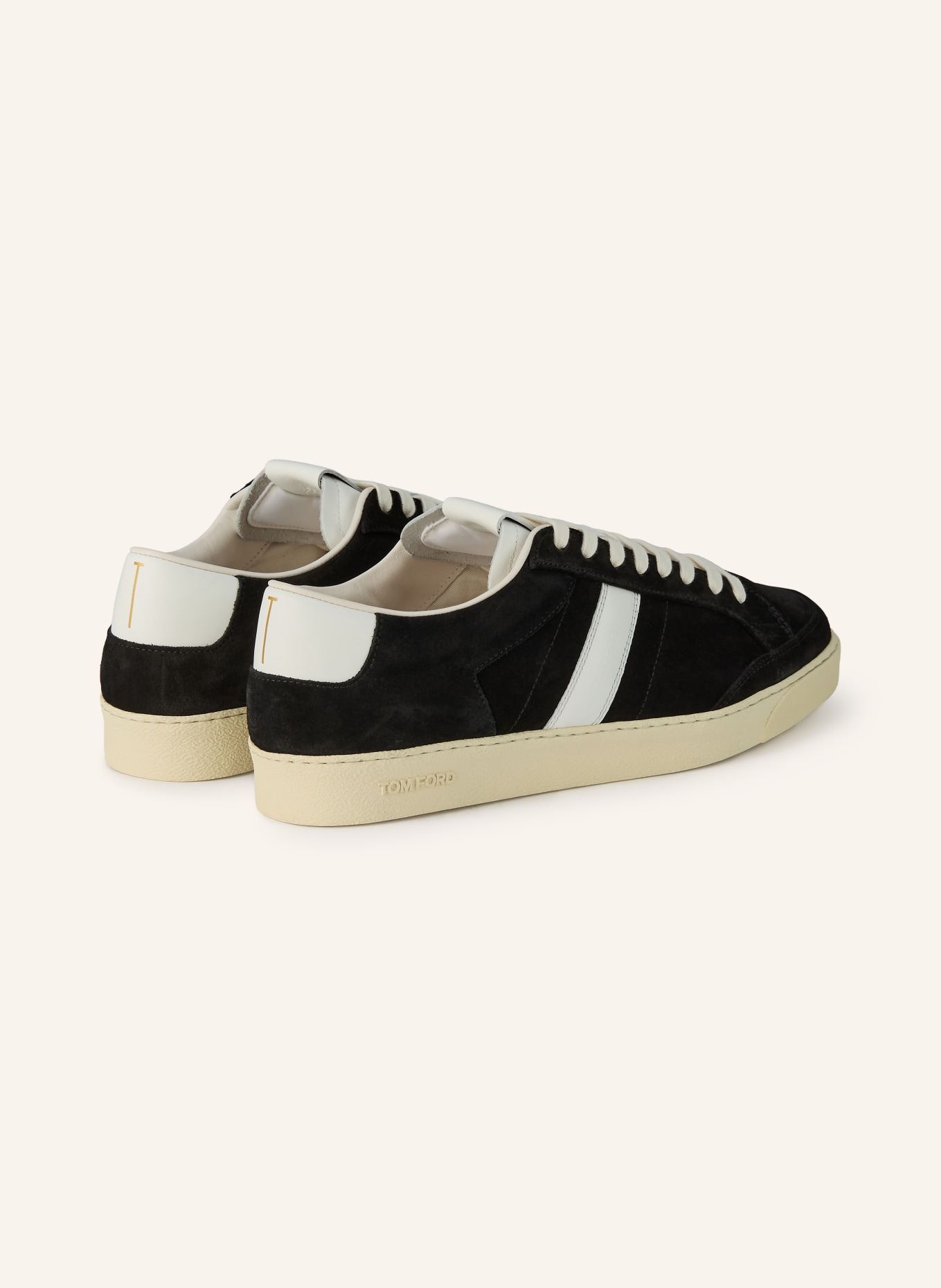 TOM FORD Sneaker: SCHWARZ / WEISS