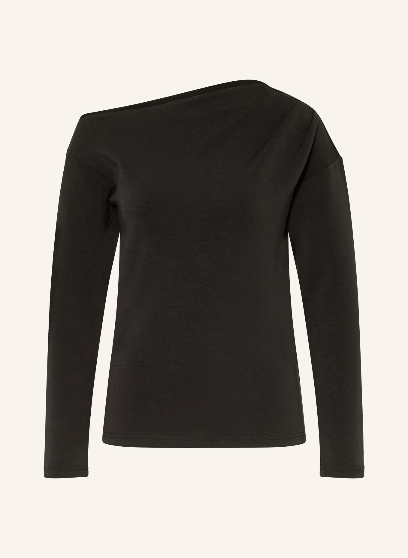 SELECTED Femme one-shoulder top: BLACK