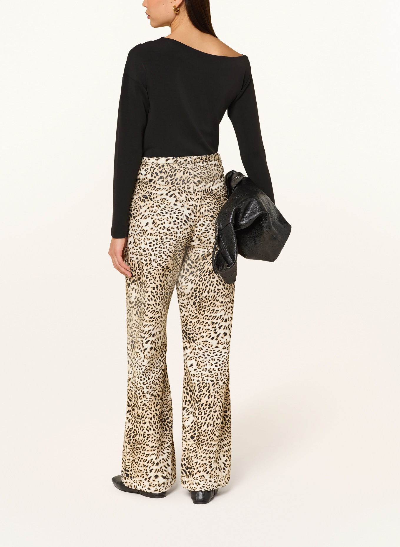 SELECTED Femme one-shoulder top: BLACK