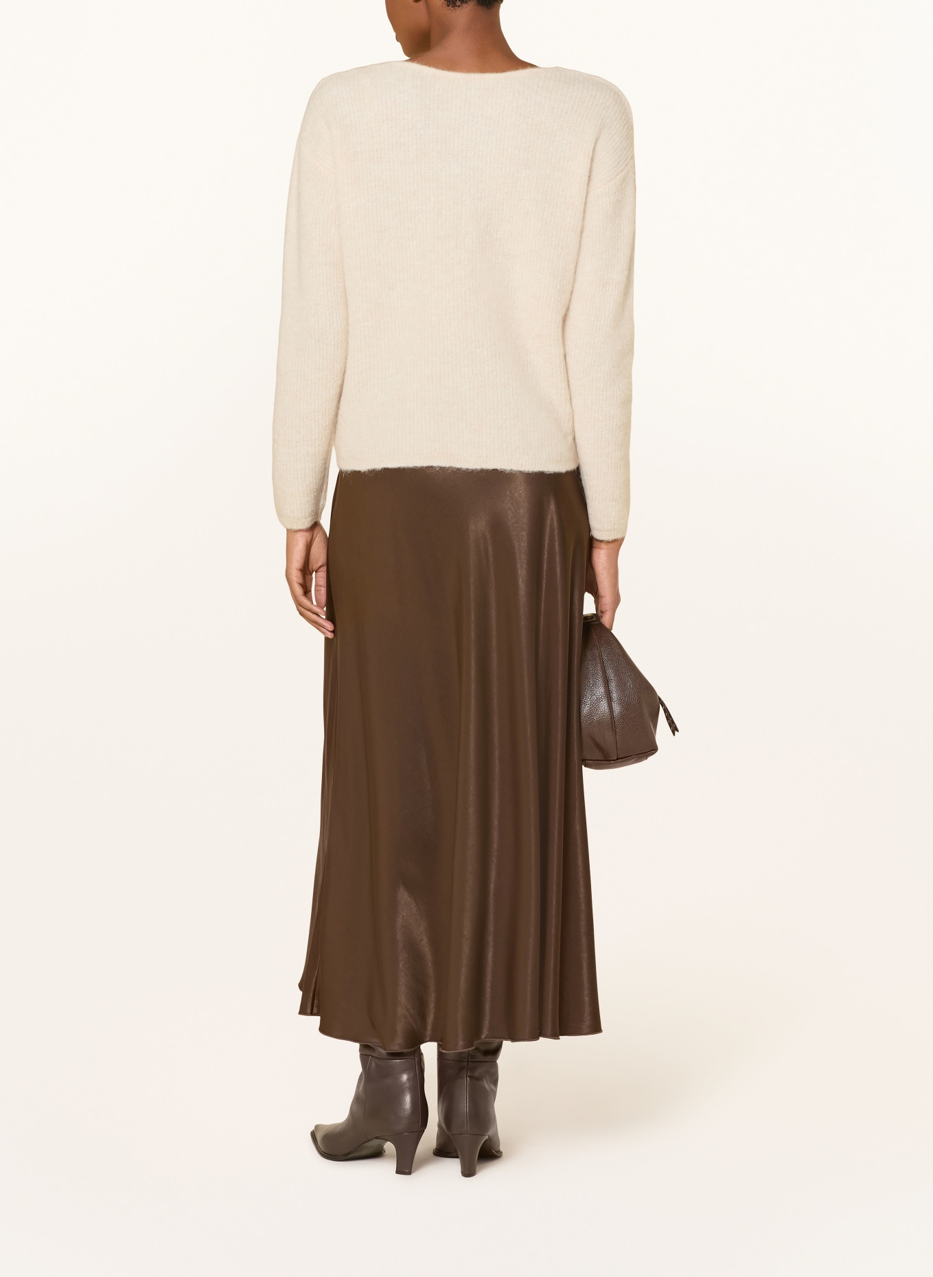 SELECTED Femme Cardigan with alpaca: ECRU