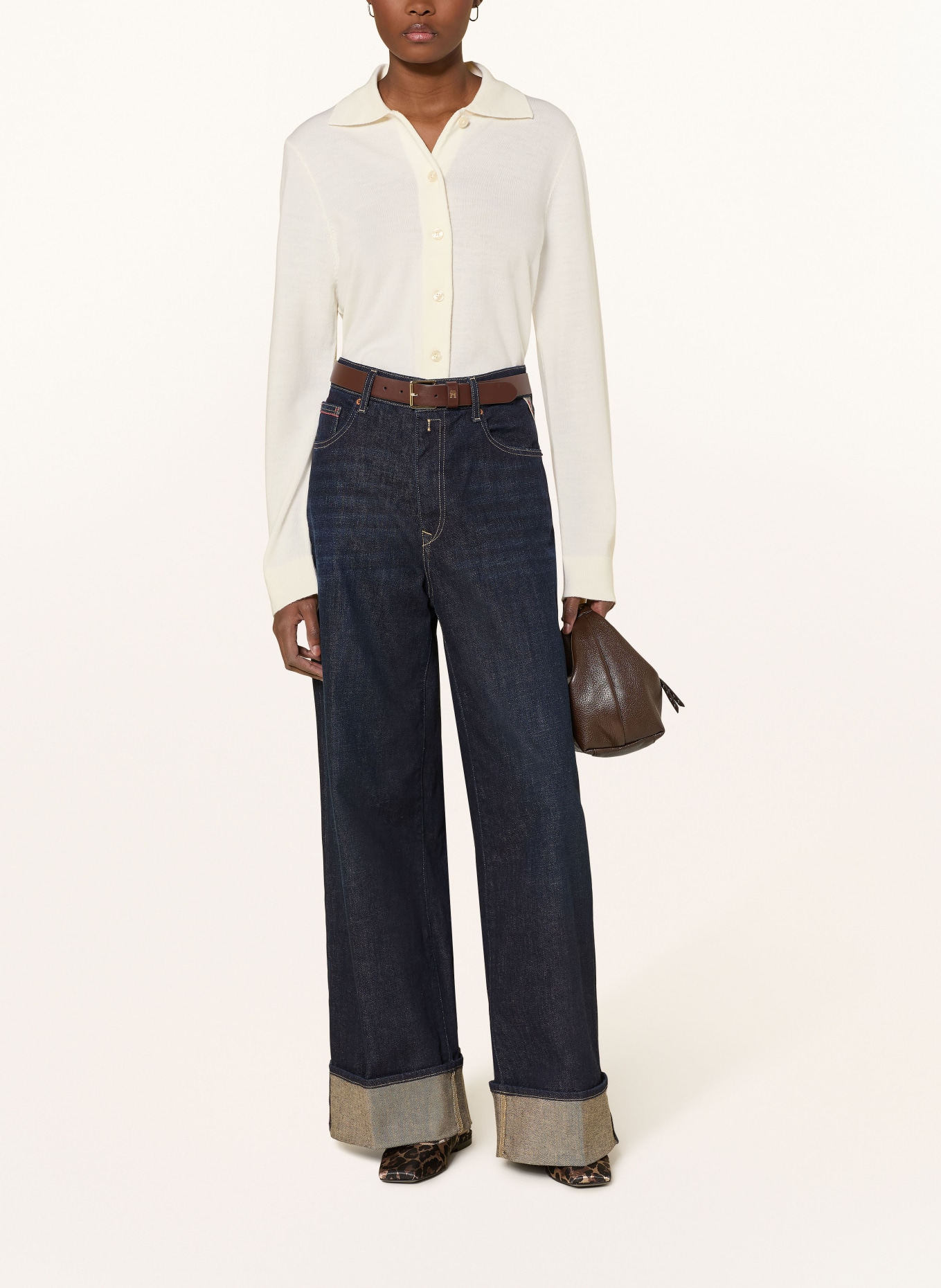 SELECTED Femme cardigan: ECRU