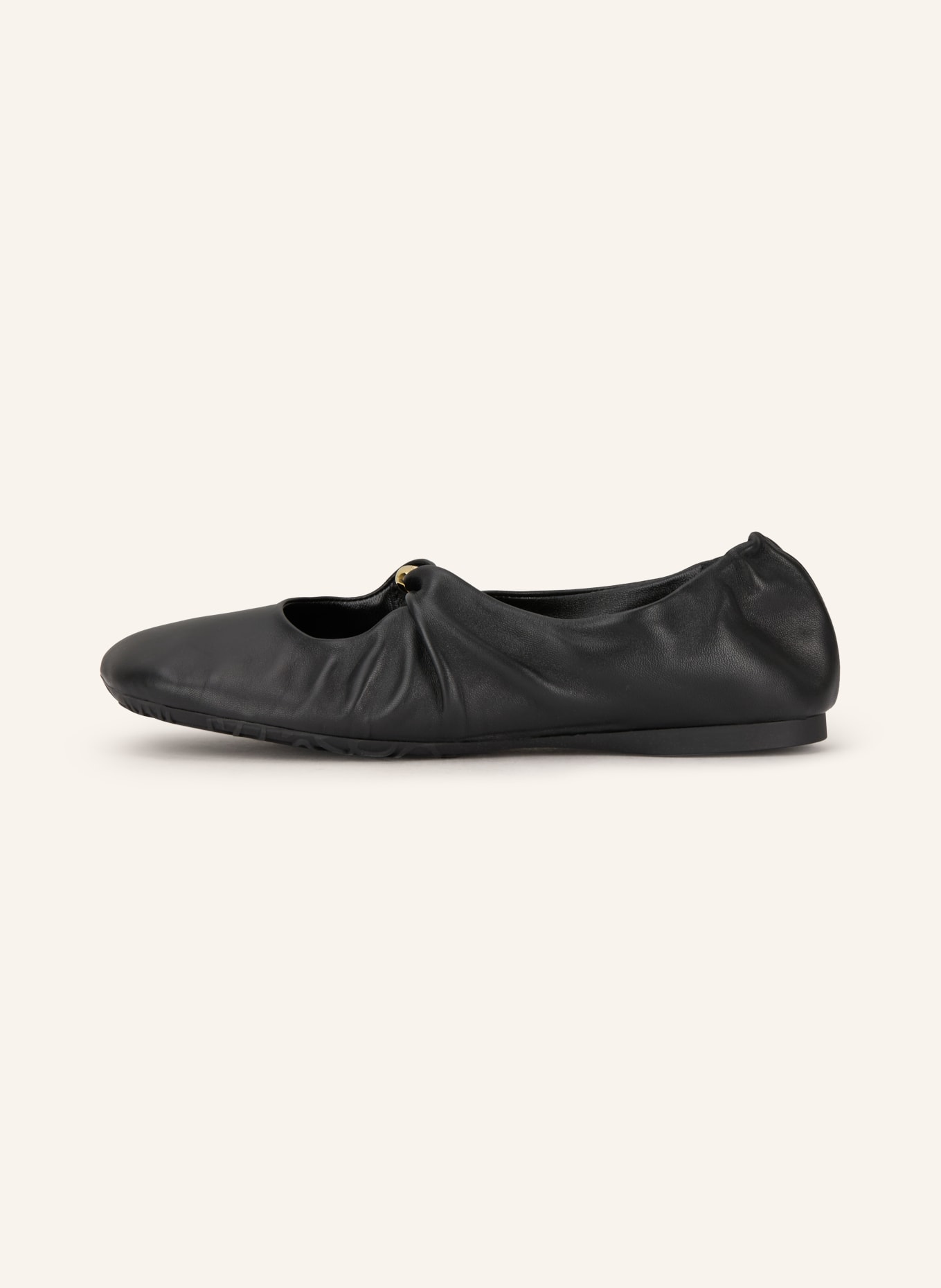 LOEWE Mary Jane ballet flats PEBBLE SOFT: BLACK