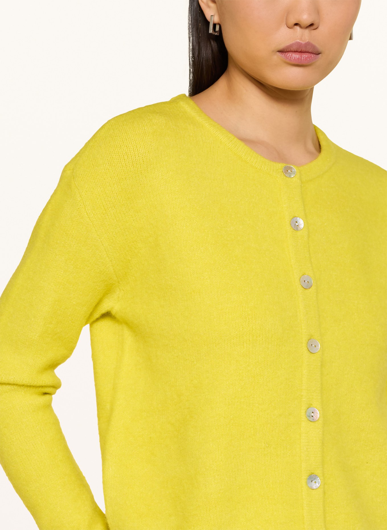 CARTOON cardigan: YELLOW