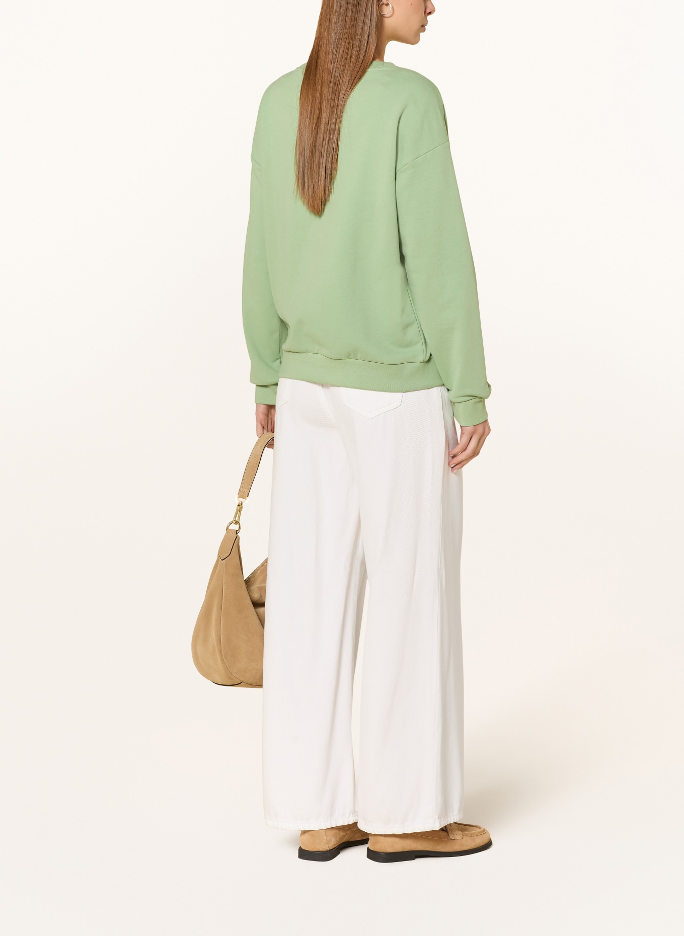 CARTOON Bluza z kamieniami ozdobnymi: JASNOZIELONY / NIEBIESKI / BIAŁY