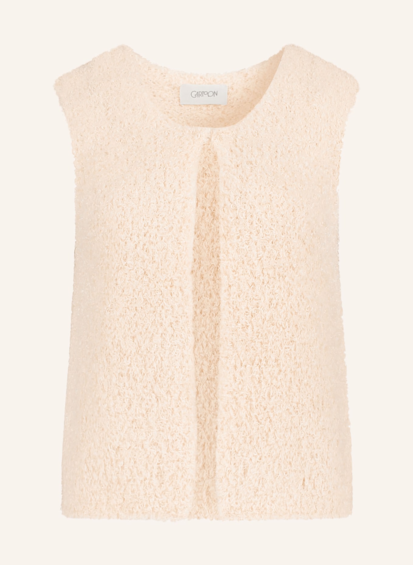 CARTOON Strickweste: CREME
