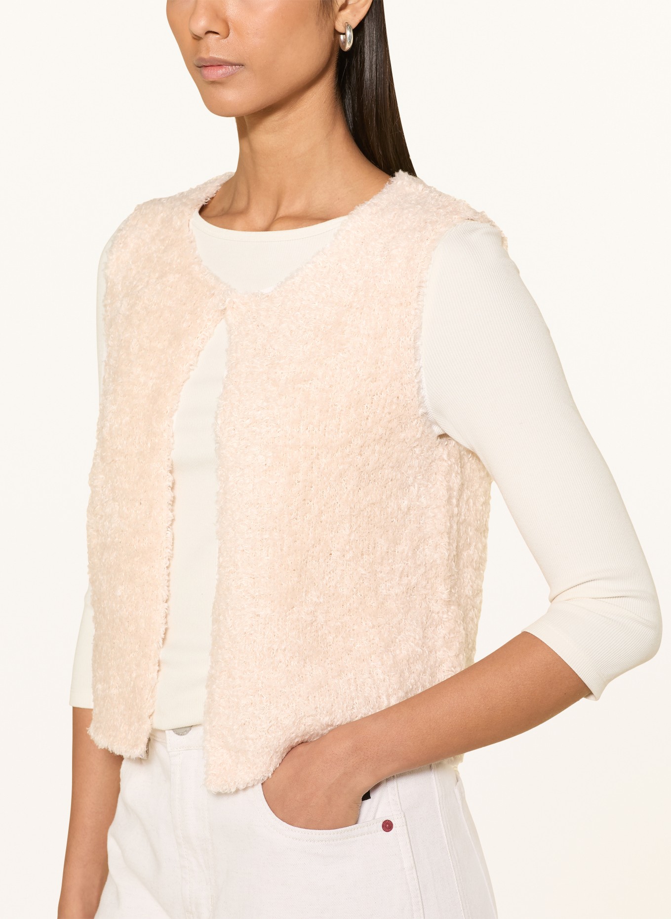 CARTOON Strickweste: CREME