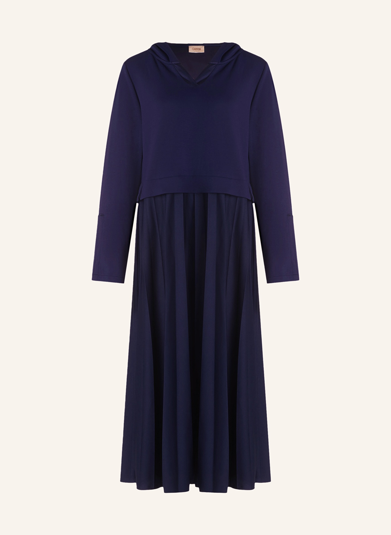 CARTOON Šaty s plisováním: TMAVĚ MODRÁ