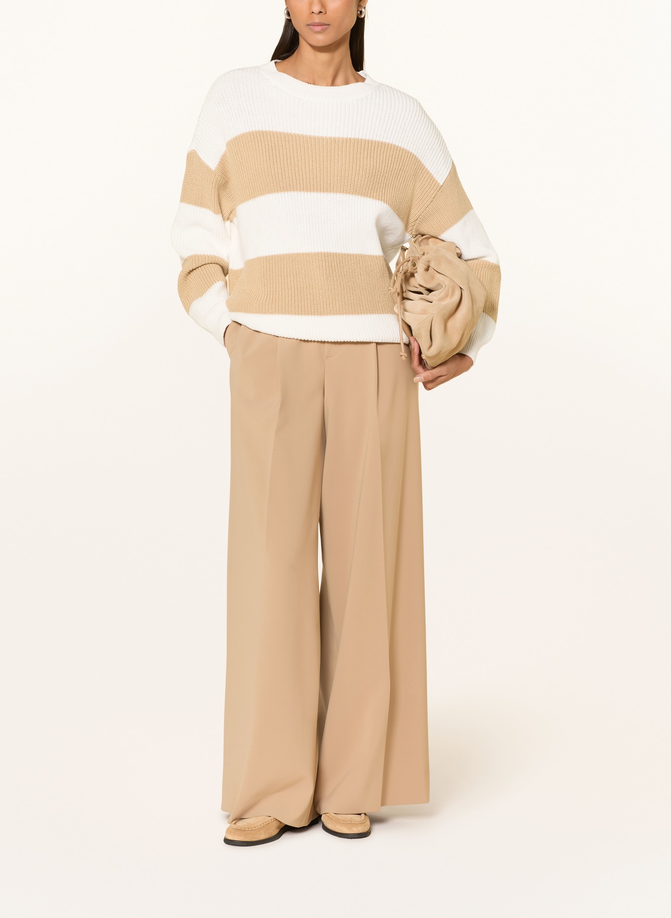 mavi sweater: WHITE / BEIGE