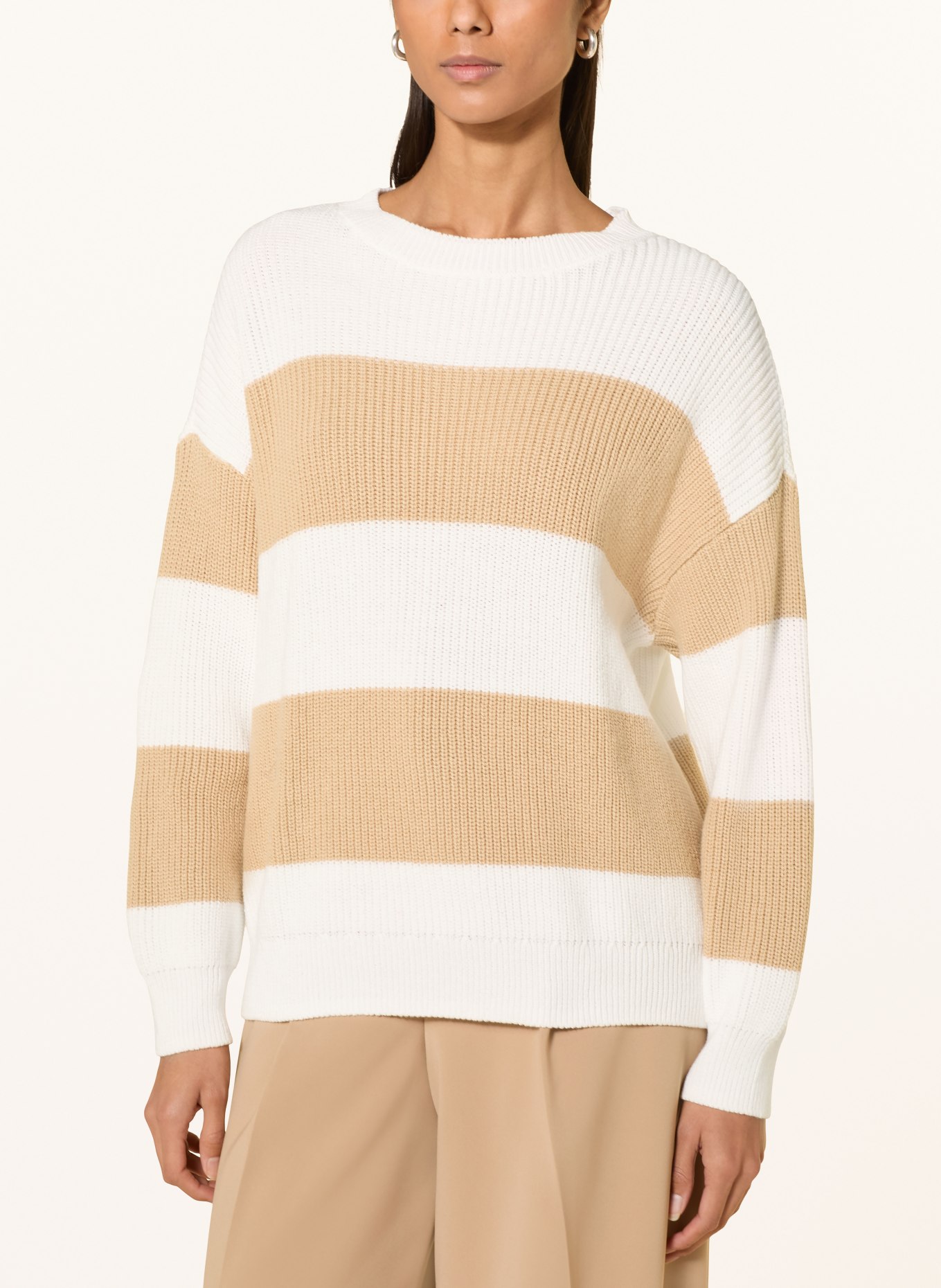 mavi sweater: WHITE / BEIGE