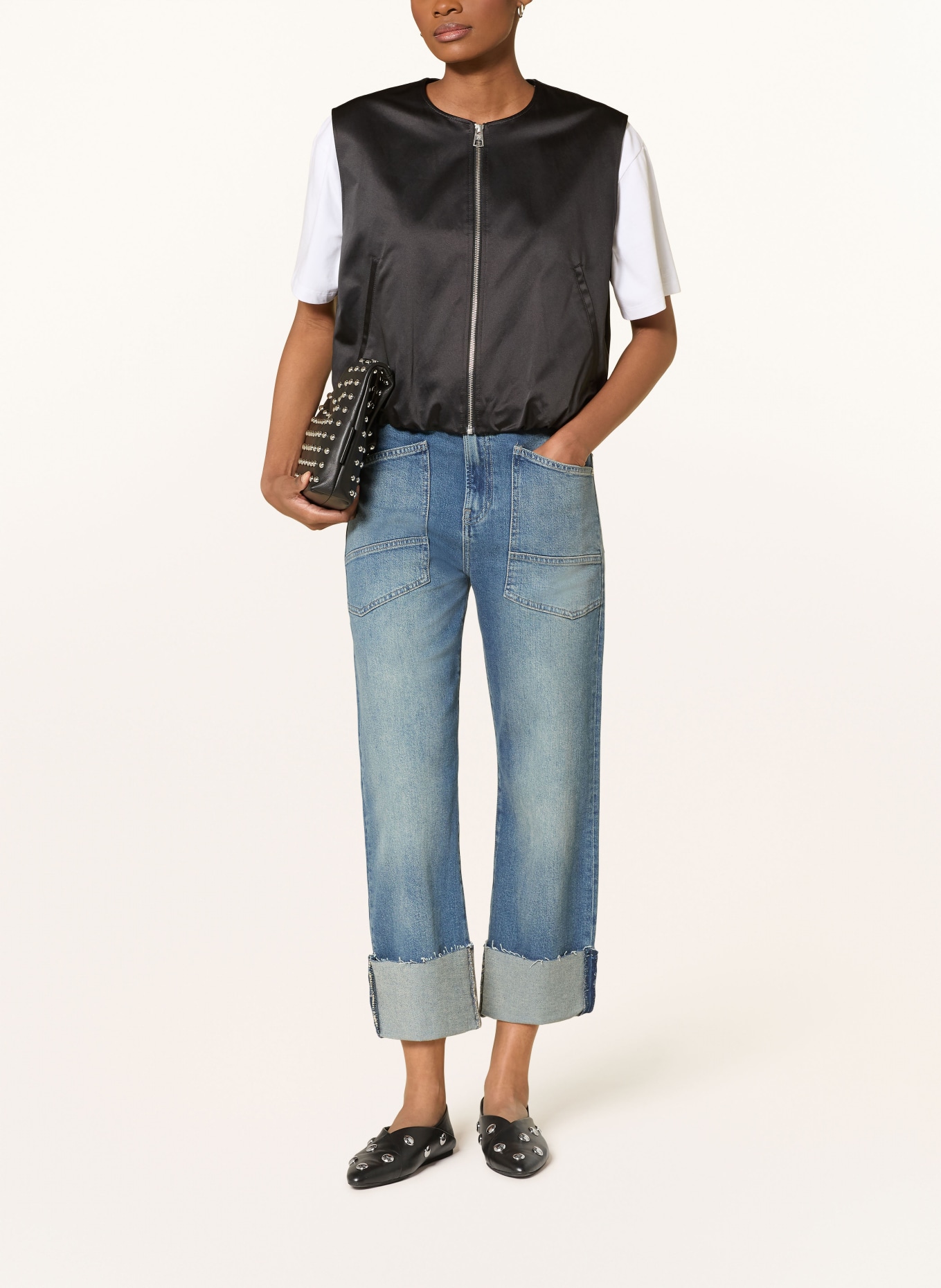 mavi Boyfriend Jeans ANYA: 91141 Dark Brushed DENIM