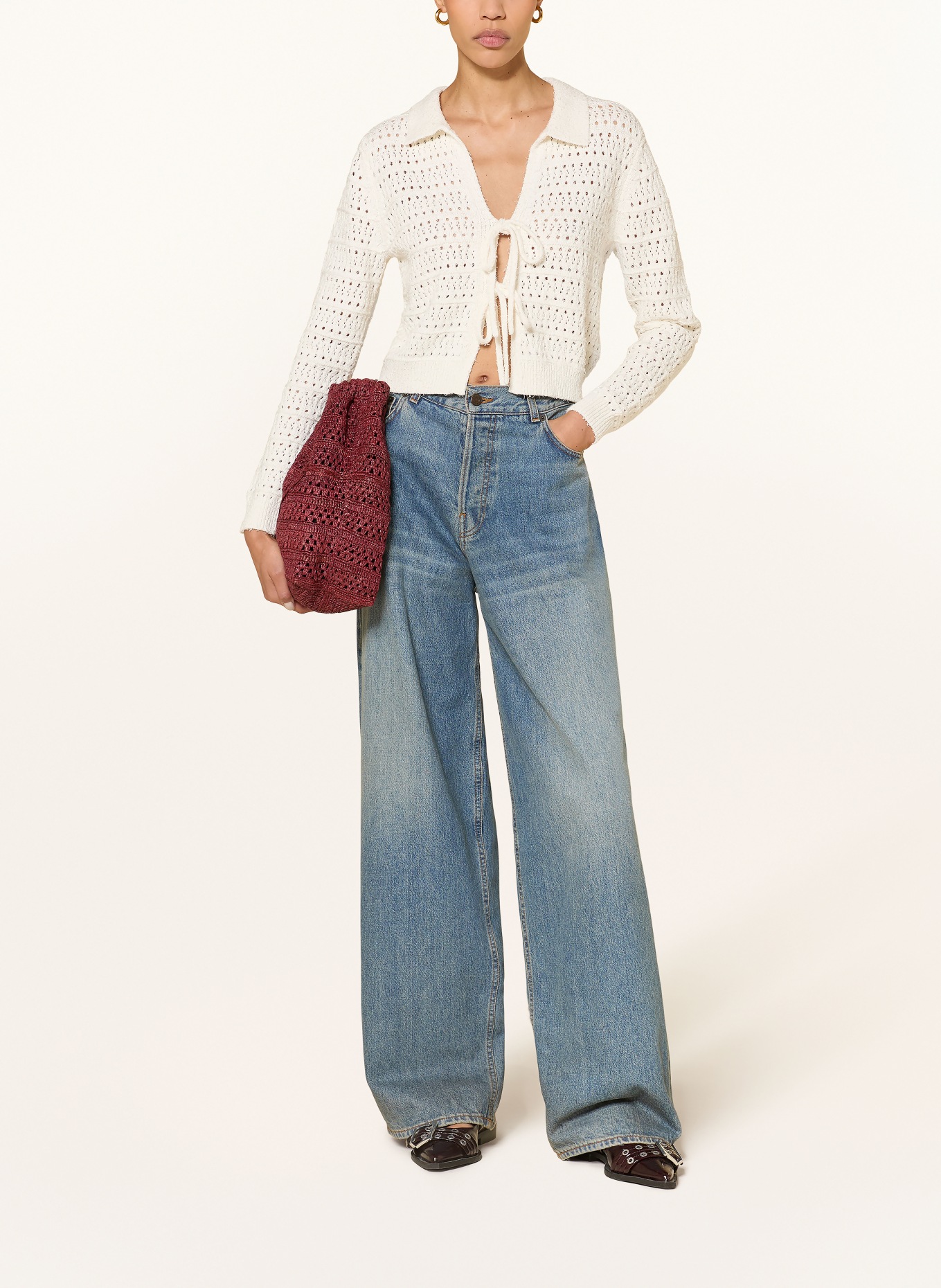 MRS & HUGS cardigan: BLANC