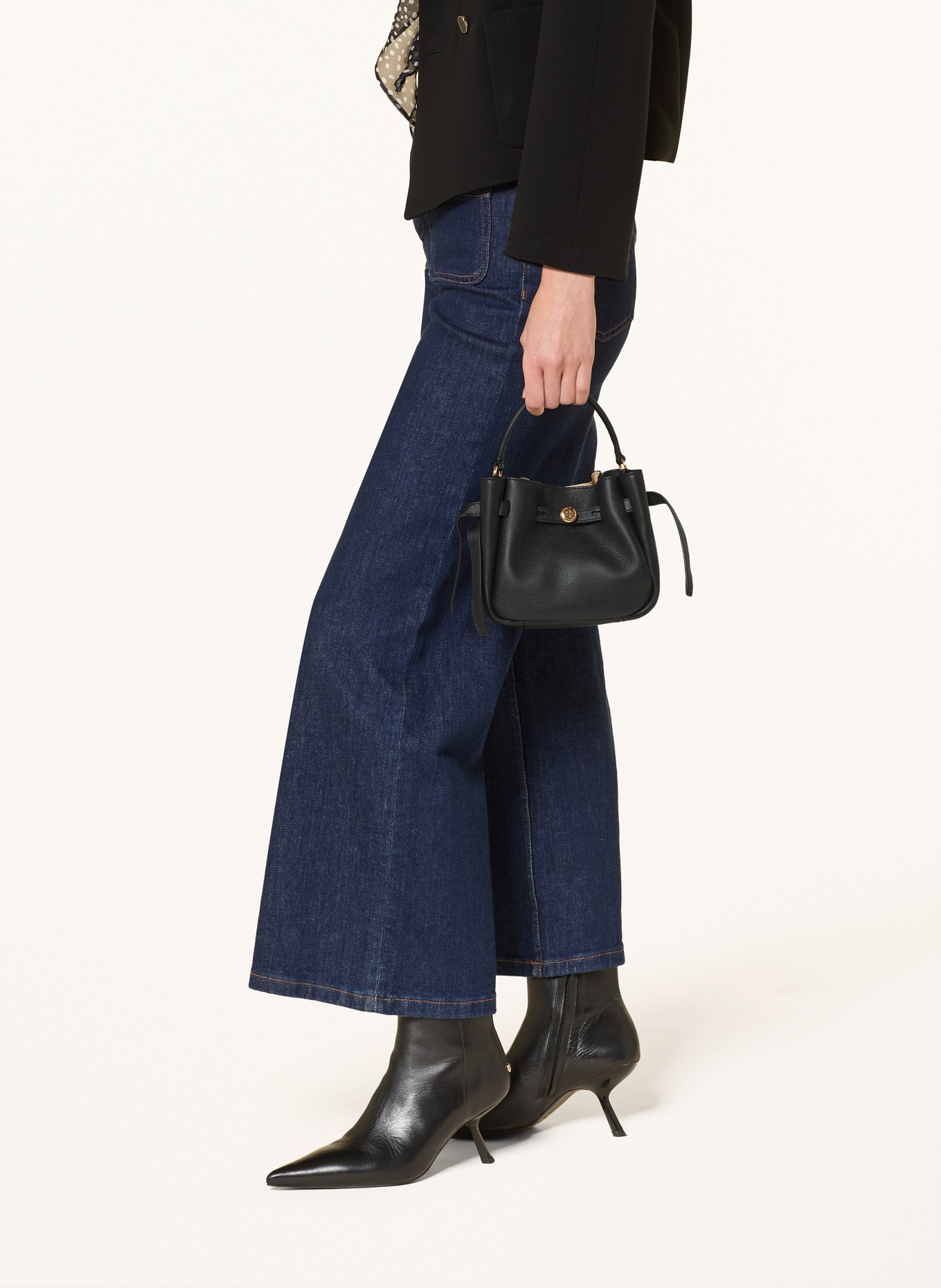 TORY BURCH Handtas ROMY MINI: ZWART