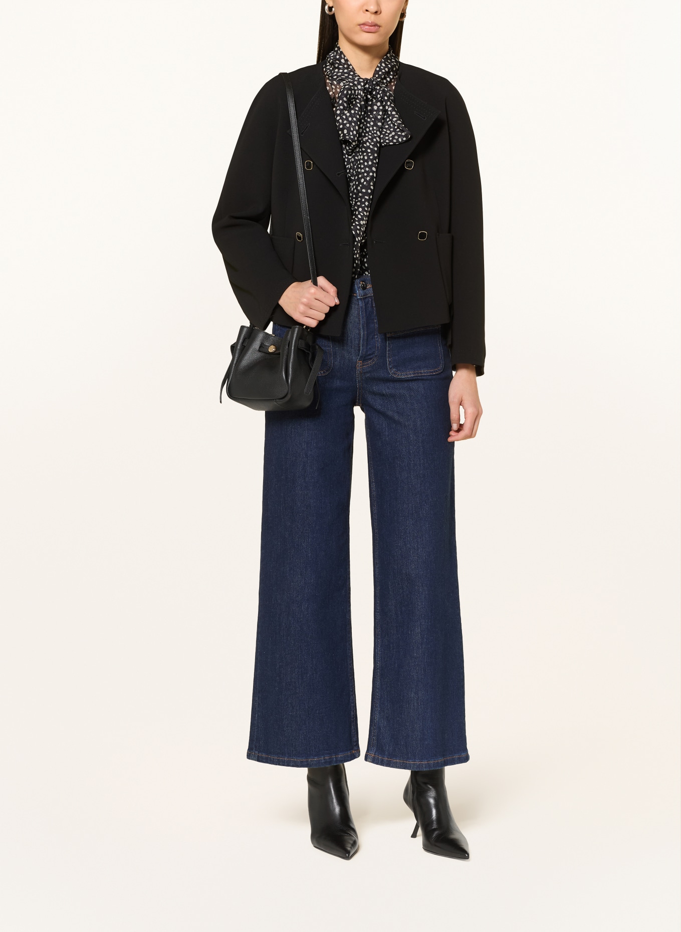 TORY BURCH Handtas ROMY MINI: ZWART