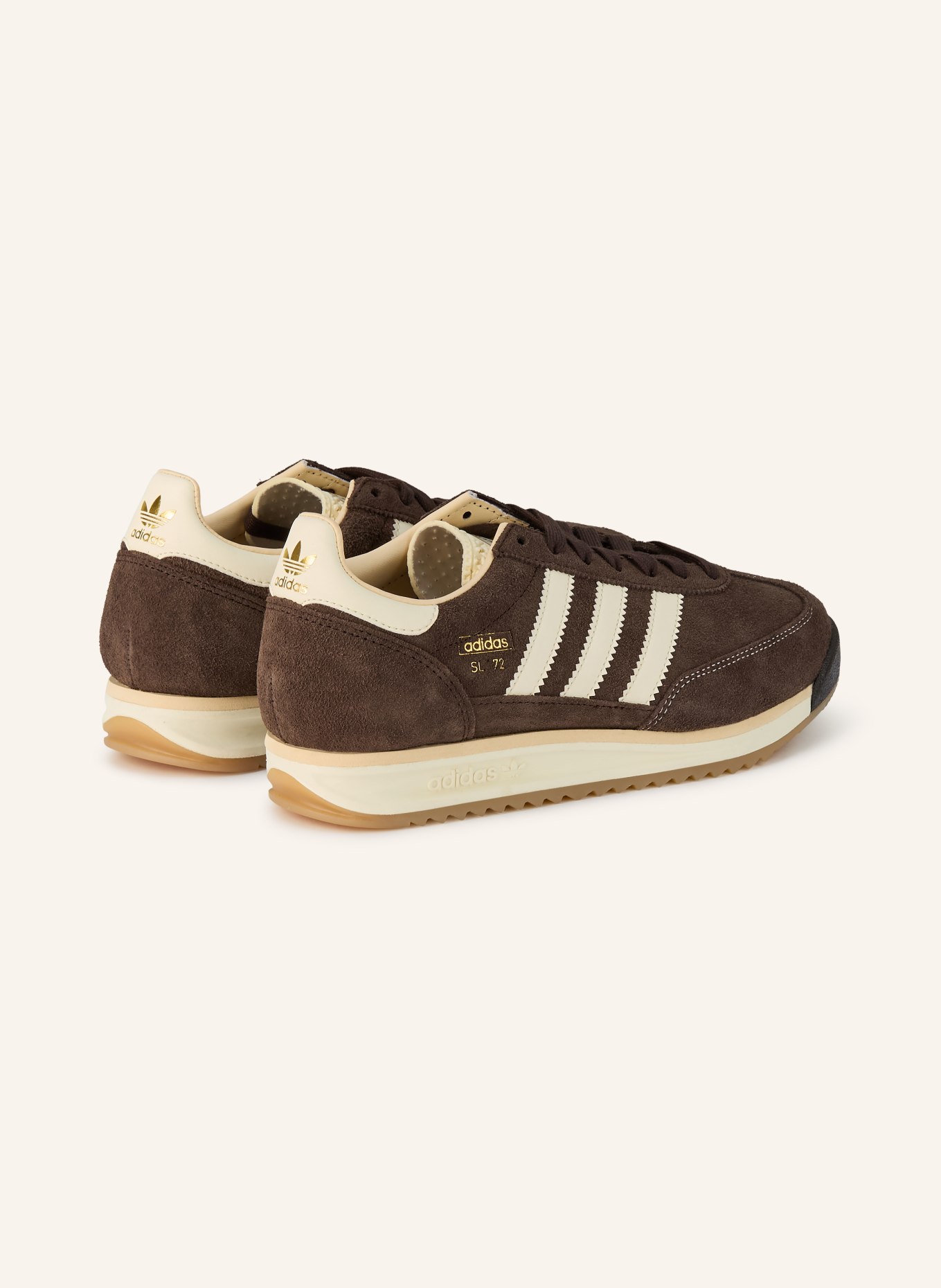 adidas Originals Sneaker SL 72 RS: DUNKELBRAUN / CREME
