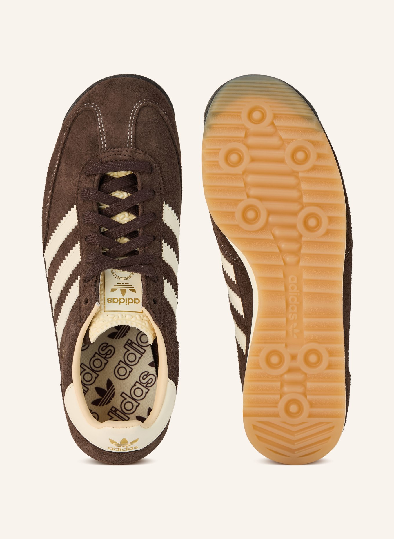 adidas Originals Sneaker SL 72 RS: DUNKELBRAUN / CREME