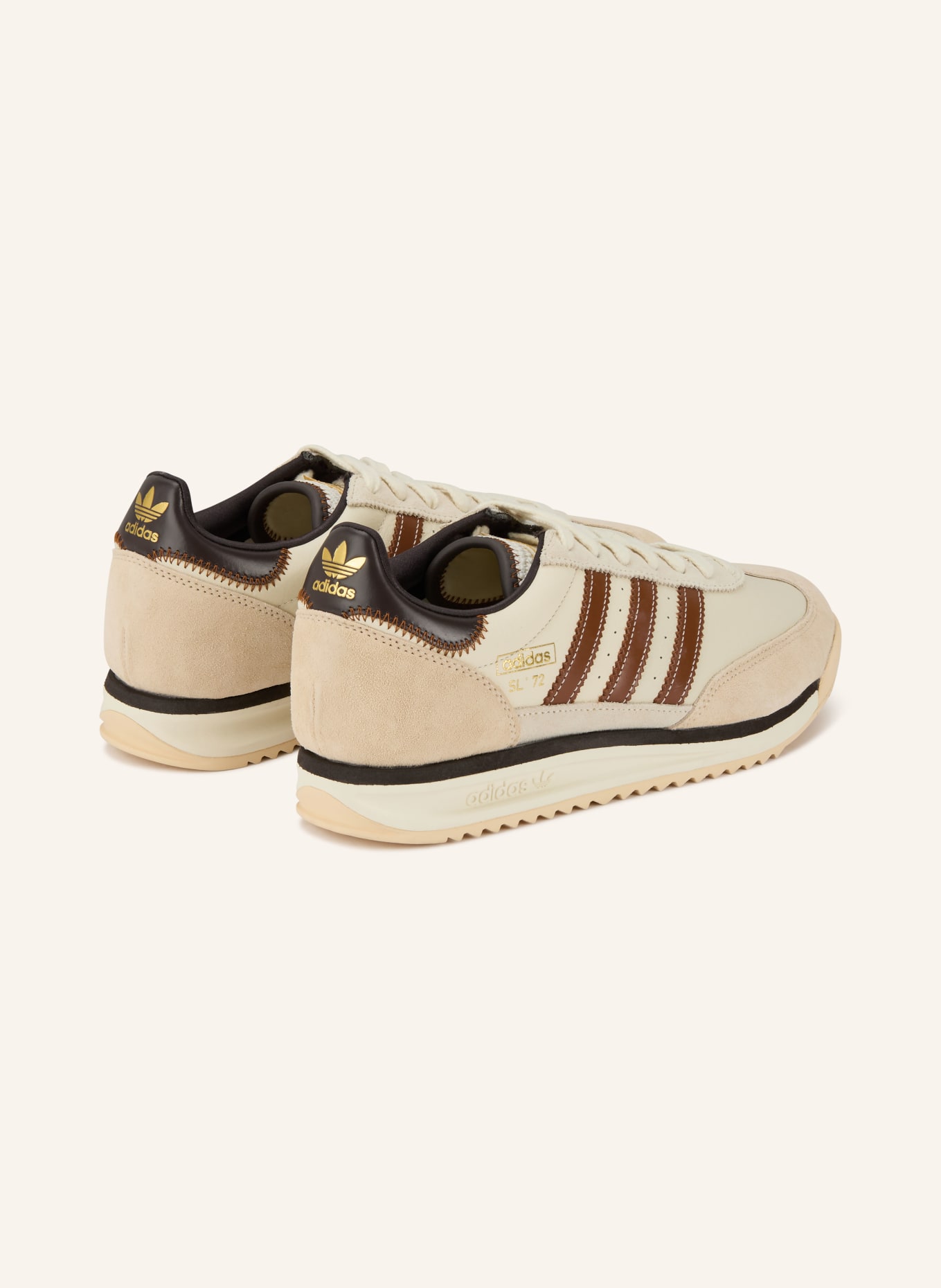adidas Originals Sneaker SL 72 RS: CREAM / DARK BROWN / BROWN