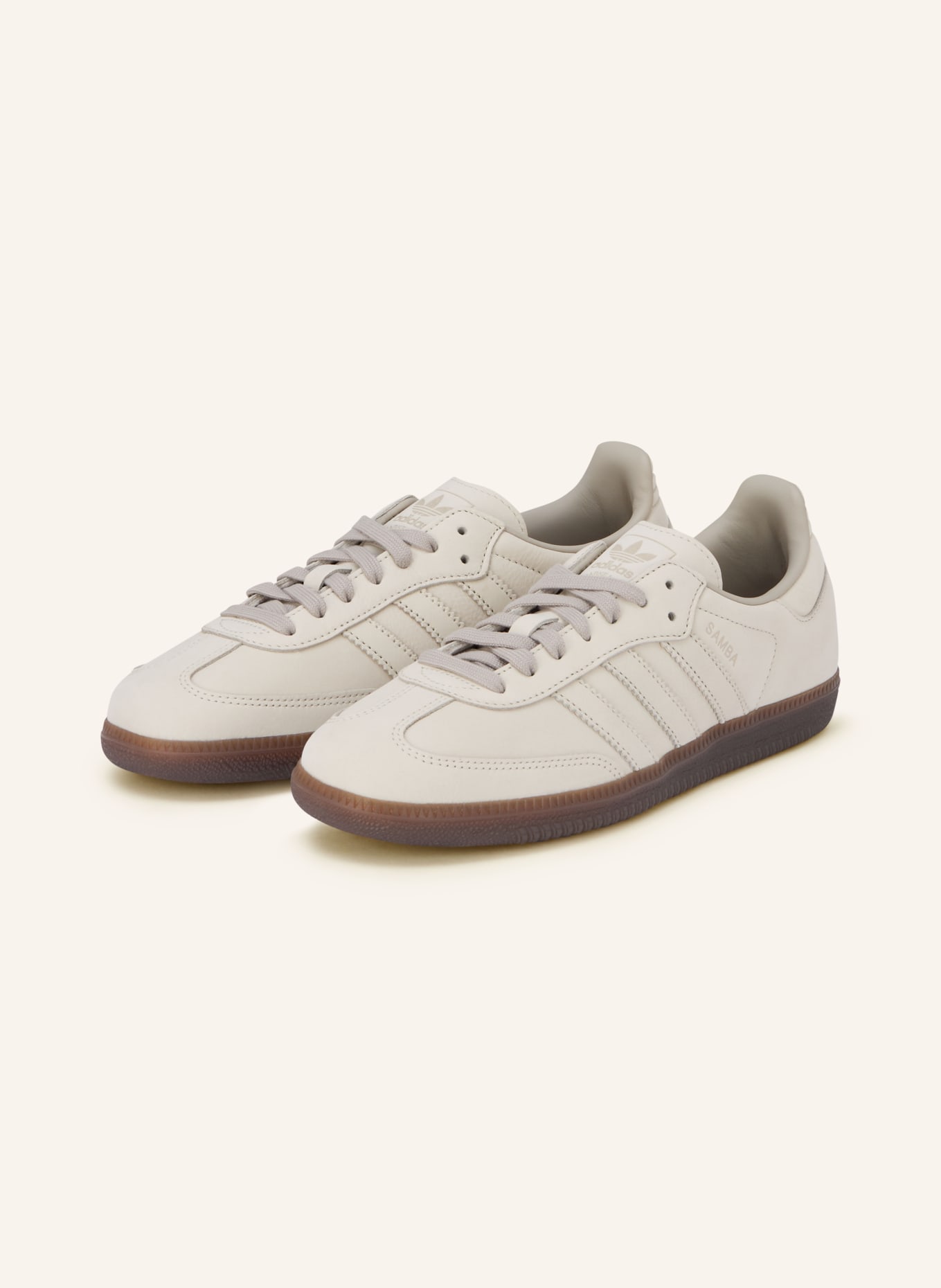 adidas Originals SAMBA OG sneaker: TAUPE / DARK BROWN